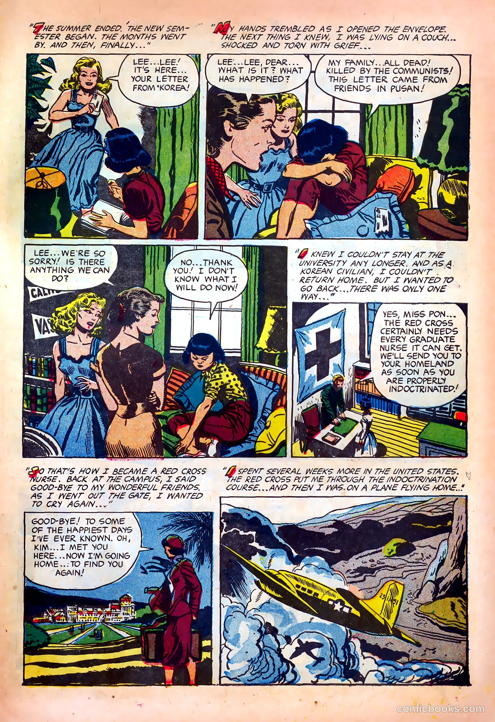 Wartime Romances #16 (1953) — page 31 of 36