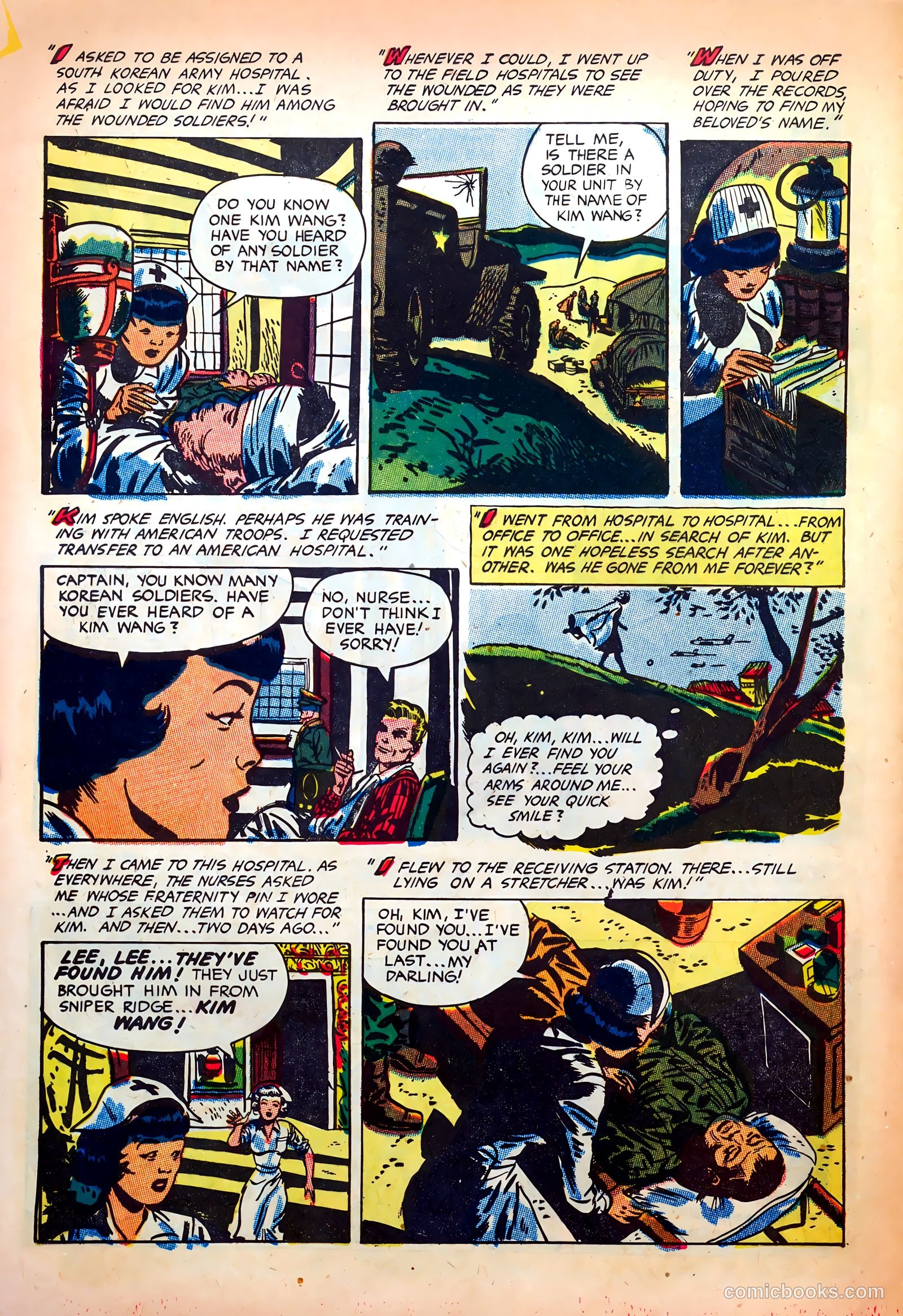 Wartime Romances #16 (1953) — page 32 of 36