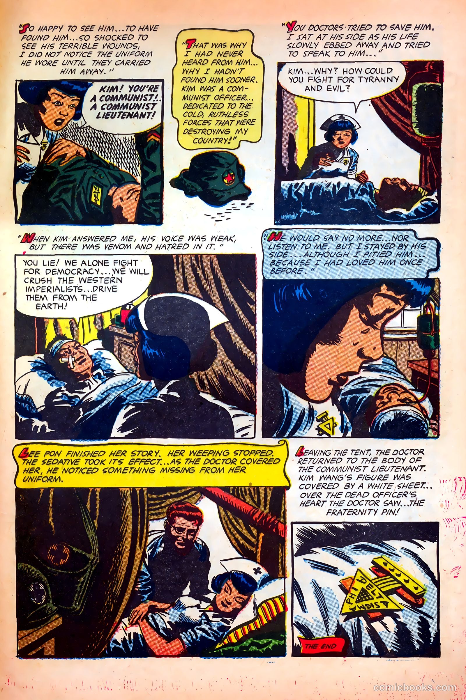 Wartime Romances #16 (1953) — page 33 of 36