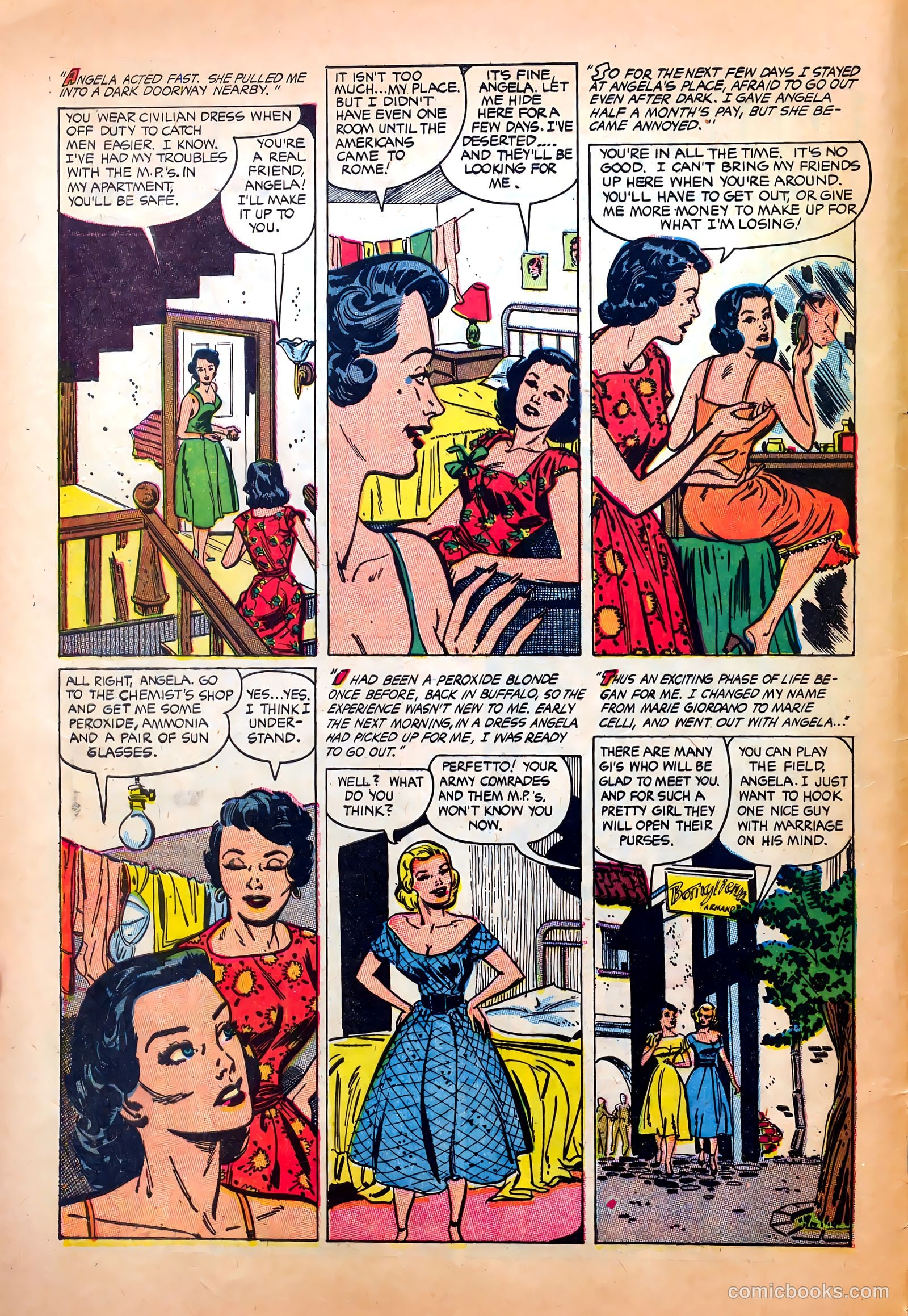 Wartime Romances #17 (1953) — page 4 of 36
