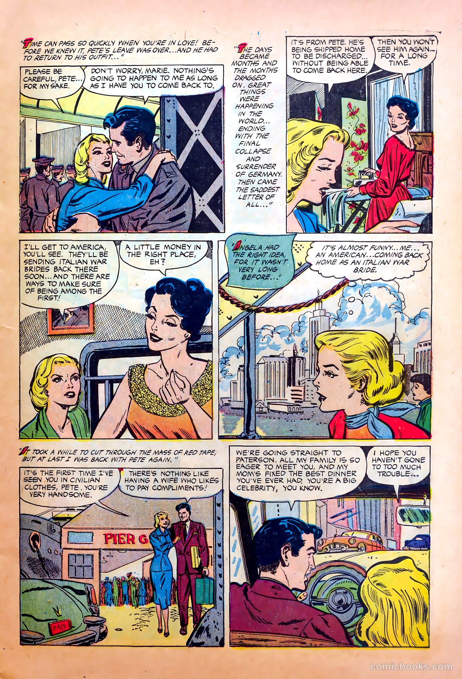Wartime Romances #17 (1953) — page 7 of 36