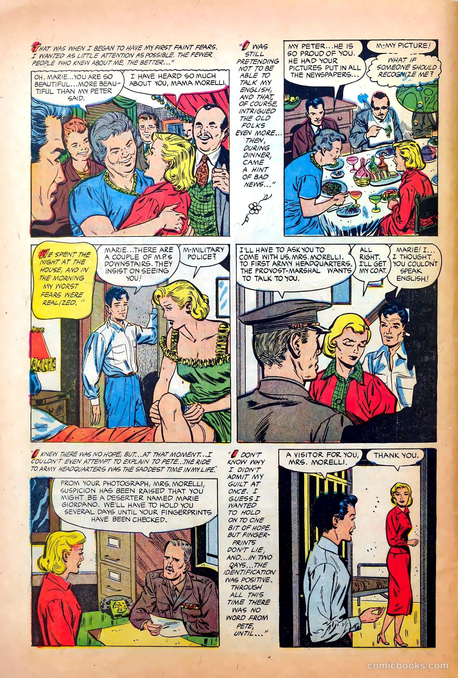 Wartime Romances #17 (1953) — page 8 of 36