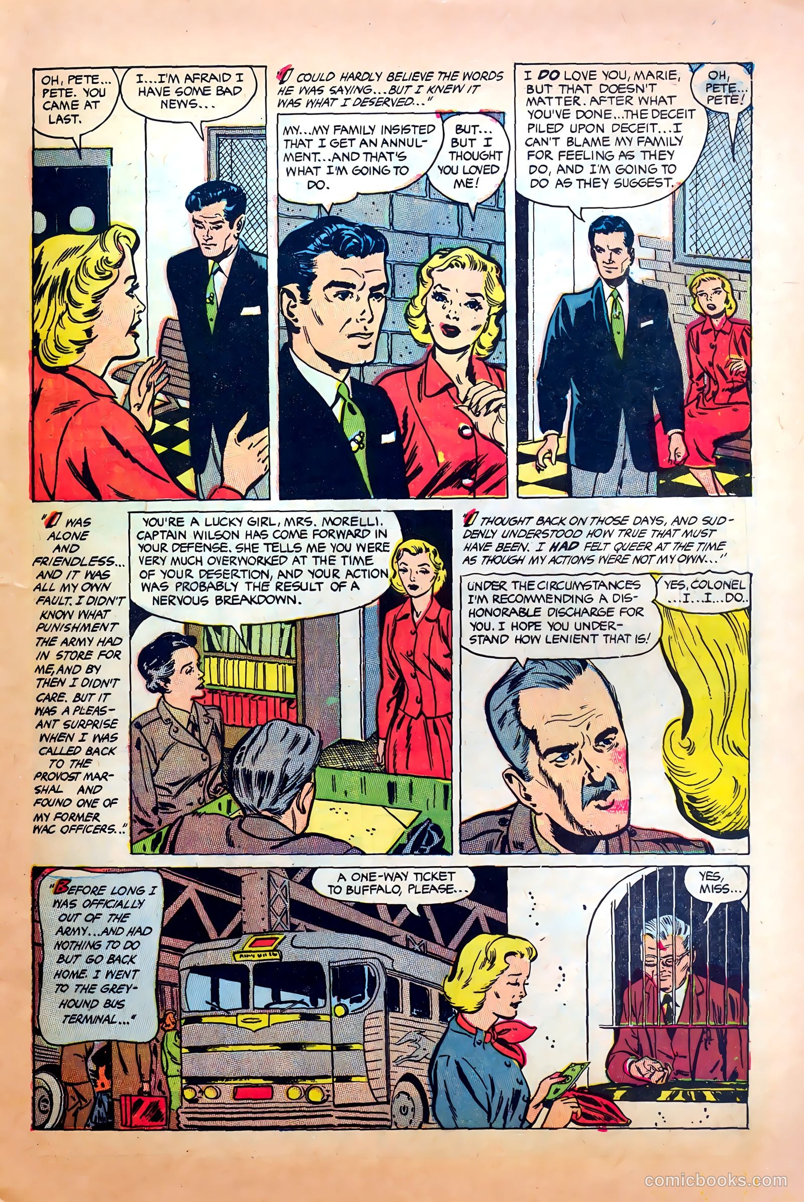 Wartime Romances #17 (1953) — page 9 of 36