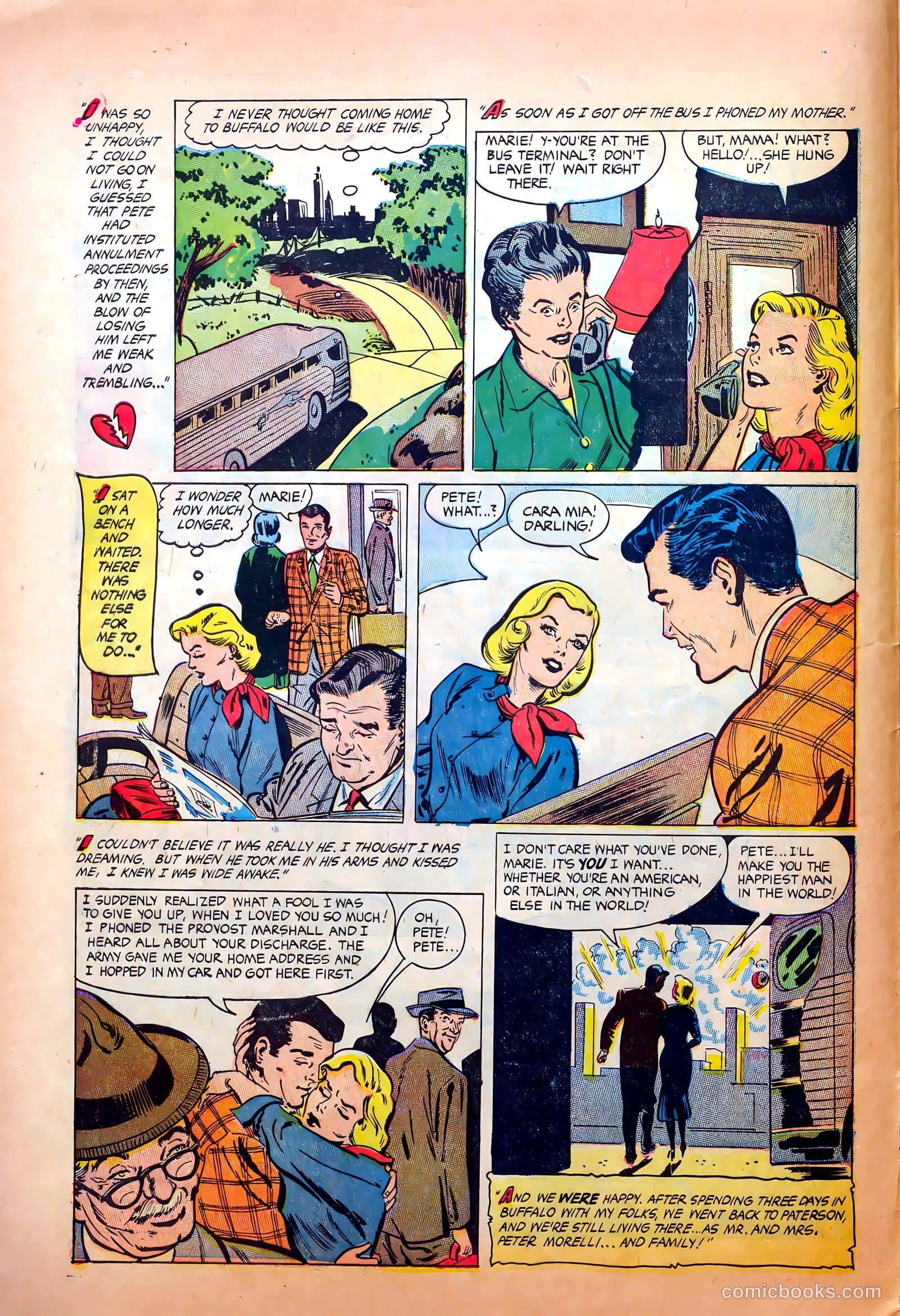 Wartime Romances #17 (1953) — page 10 of 36