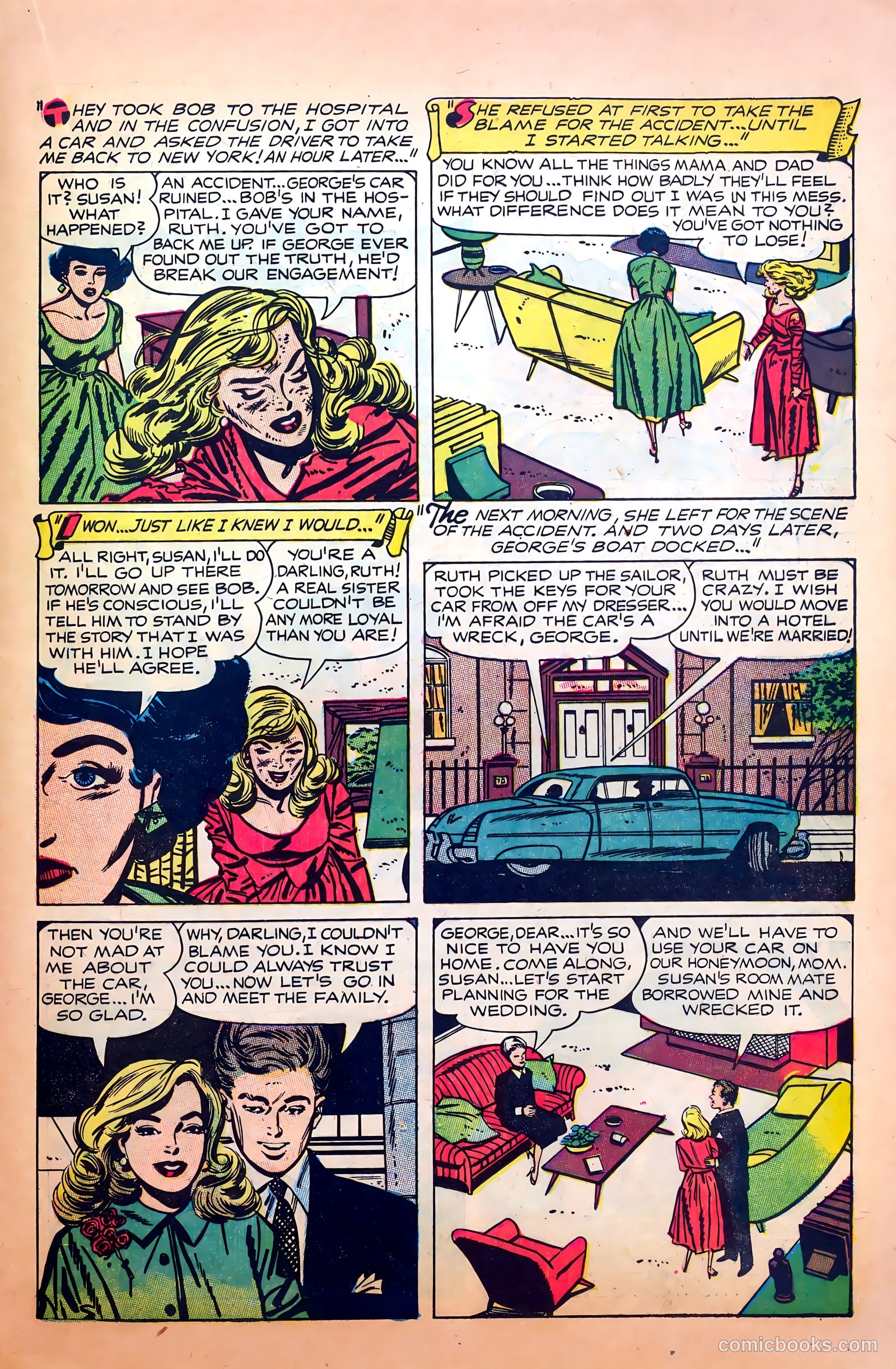 Wartime Romances #17 (1953) — page 21 of 36