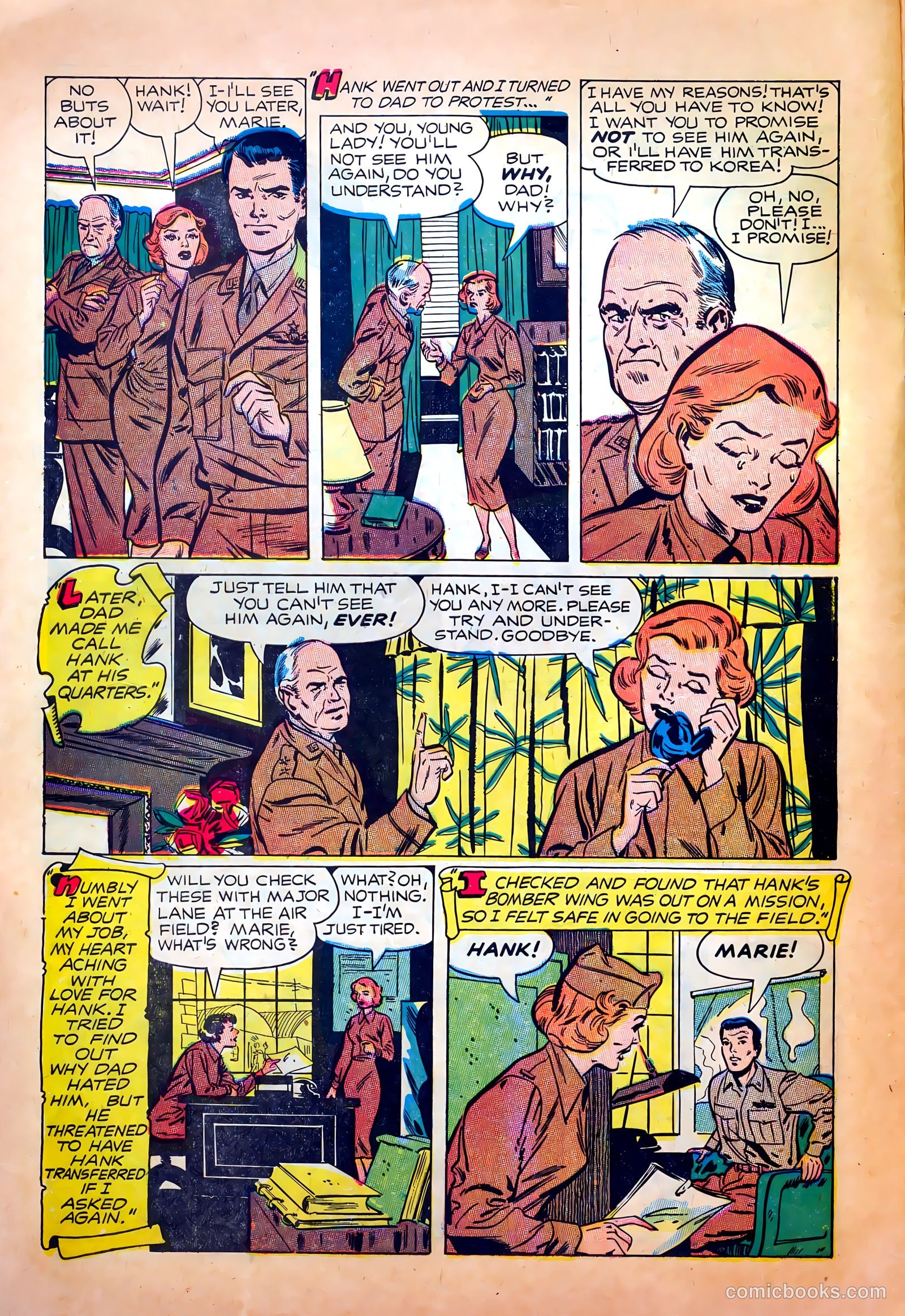 Wartime Romances #17 (1953) — page 30 of 36