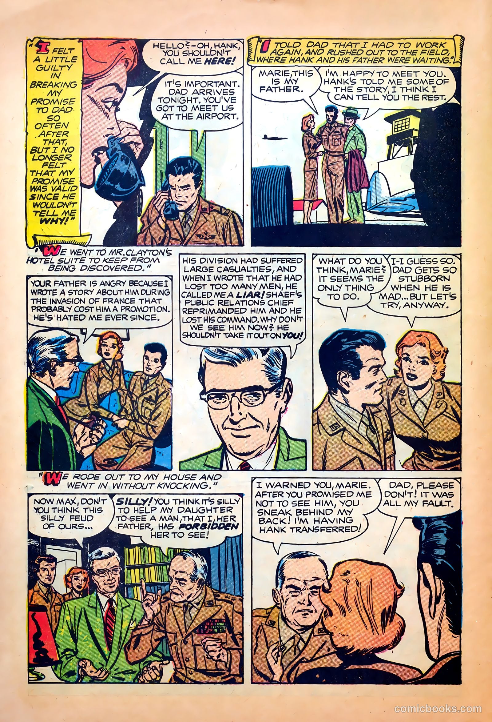 Wartime Romances #17 (1953) — page 32 of 36