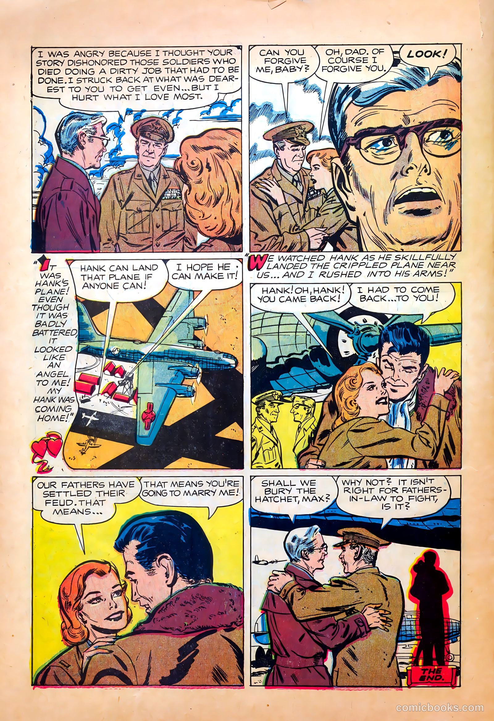Wartime Romances #17 (1953) — page 34 of 36