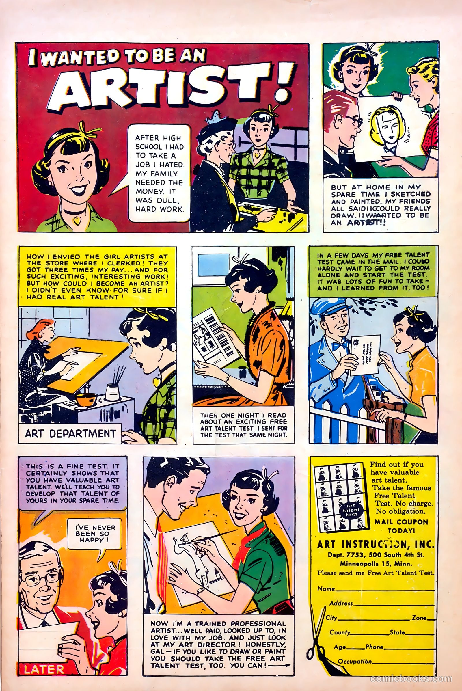 Wartime Romances #17 (1953) — page 36 of 36