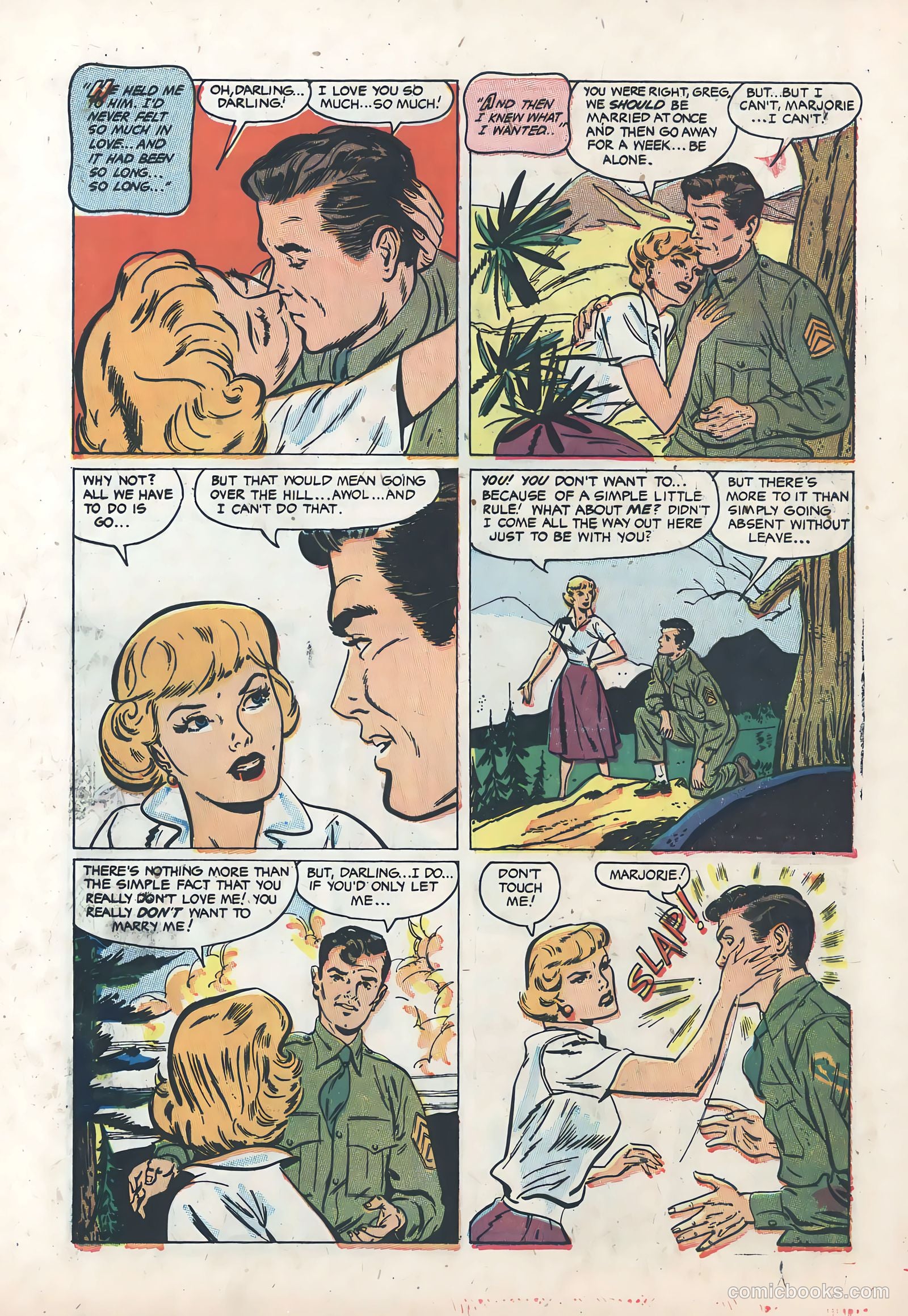 Wartime Romances #18 (1953) — page 5 of 36