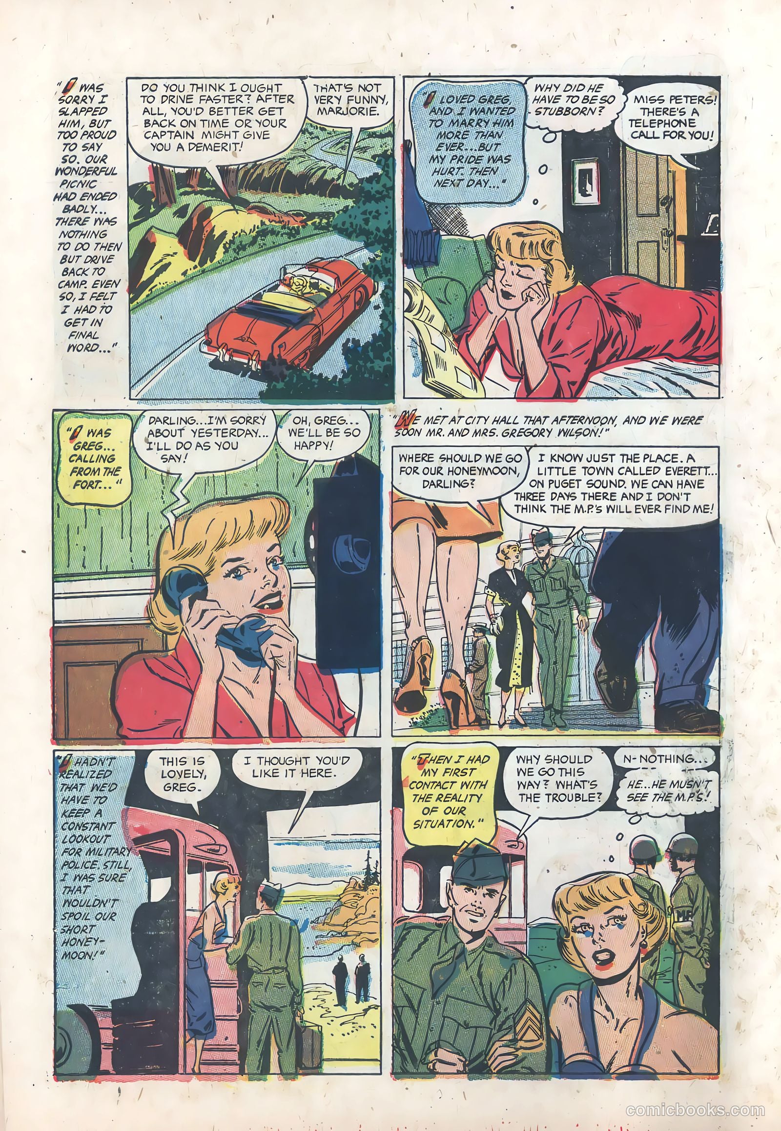 Wartime Romances #18 (1953) — page 6 of 36