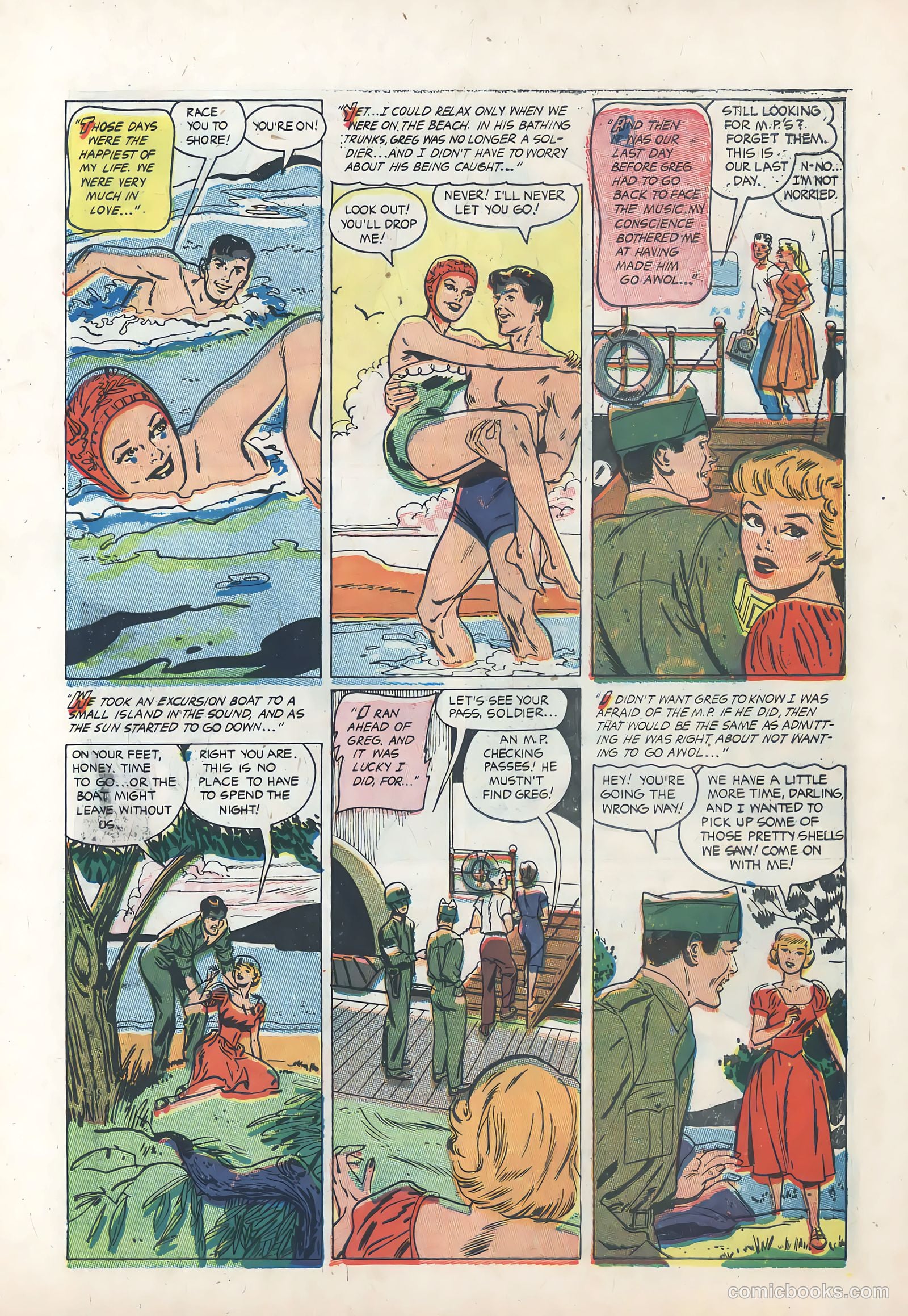 Wartime Romances #18 (1953) — page 7 of 36