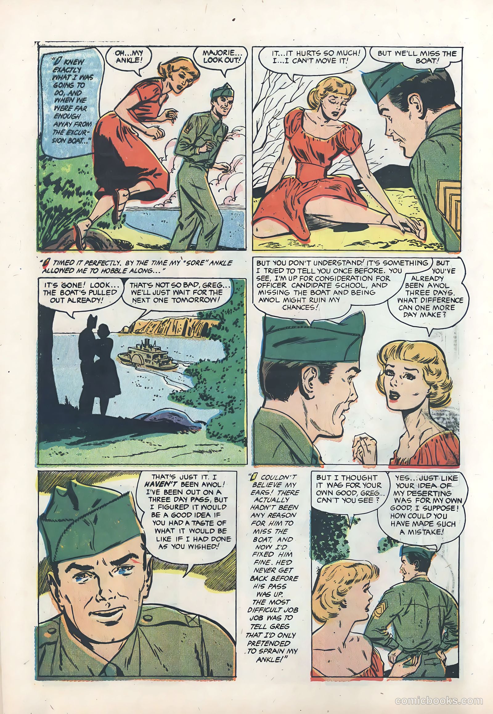 Wartime Romances #18 (1953) — page 8 of 36