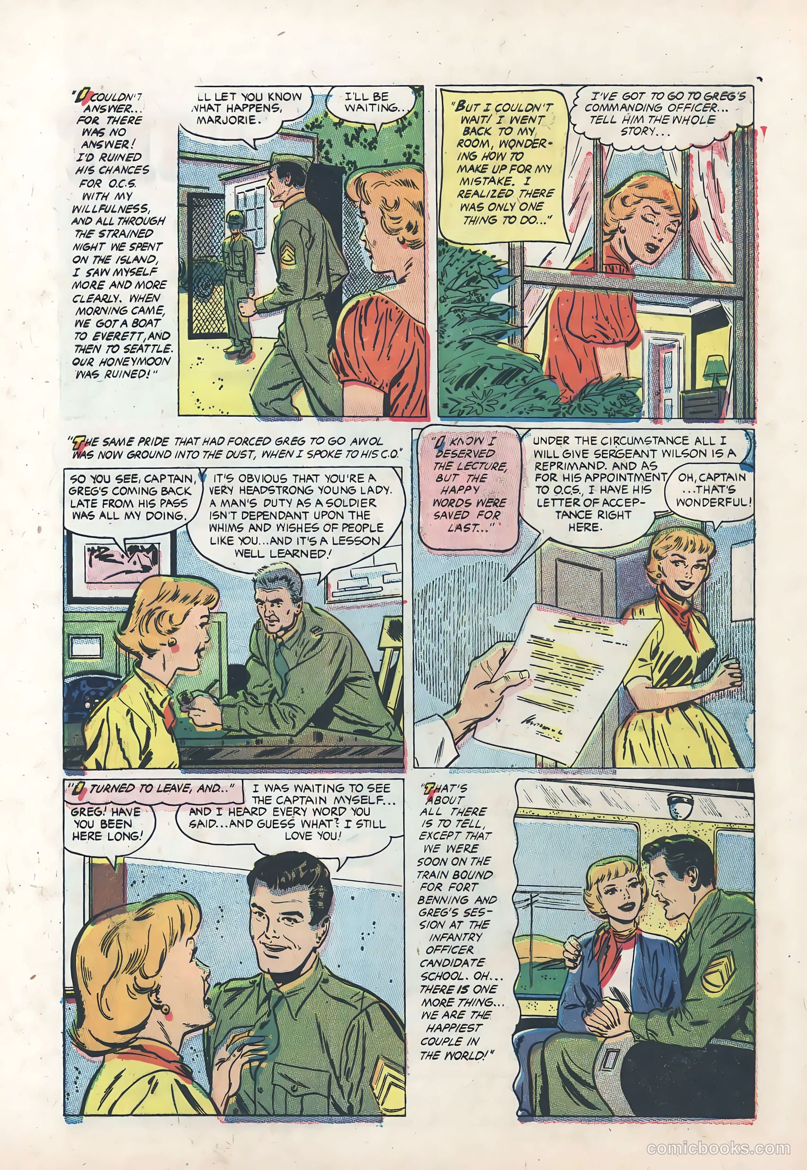 Wartime Romances #18 (1953) — page 9 of 36