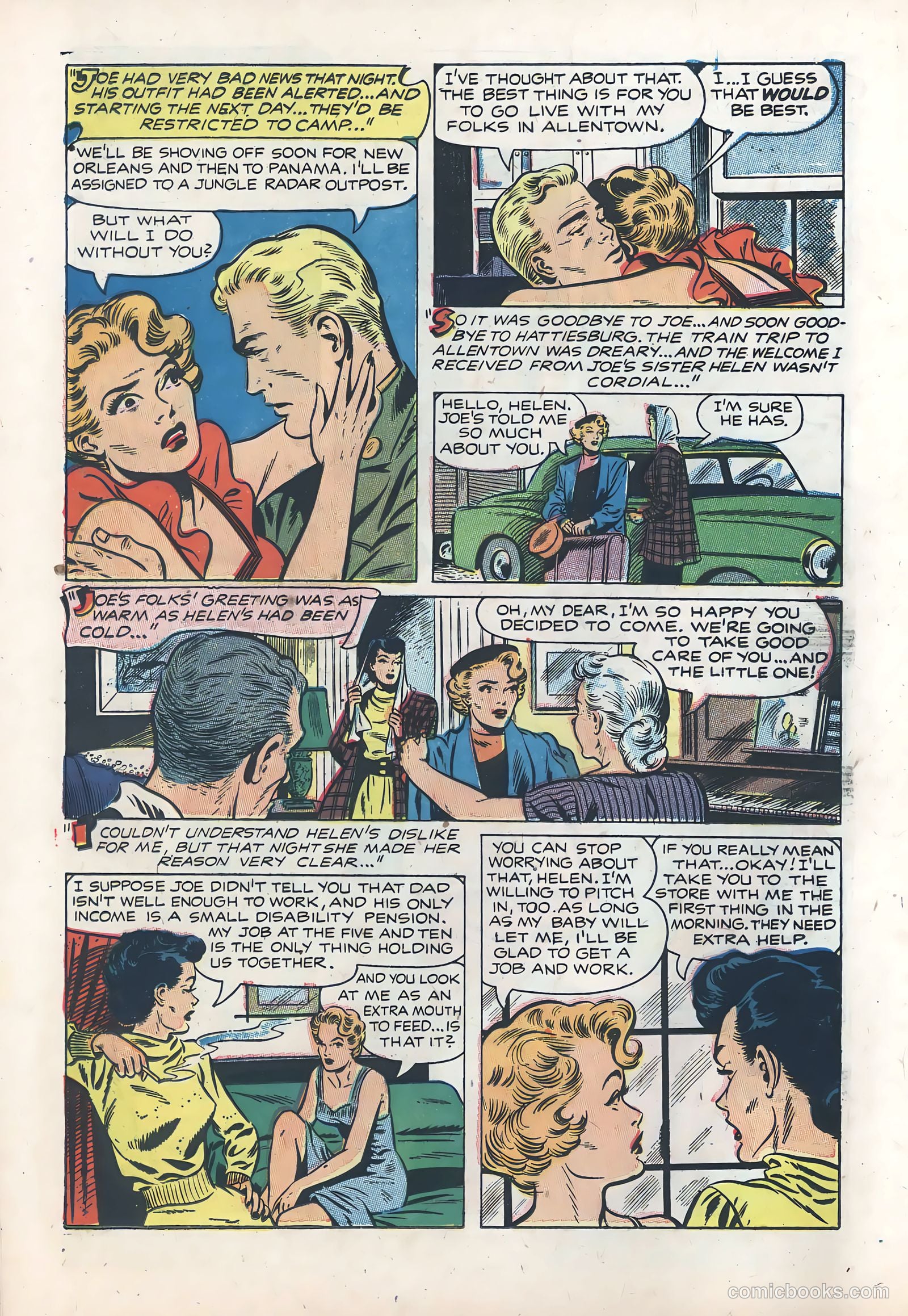 Wartime Romances #18 (1953) — page 12 of 36
