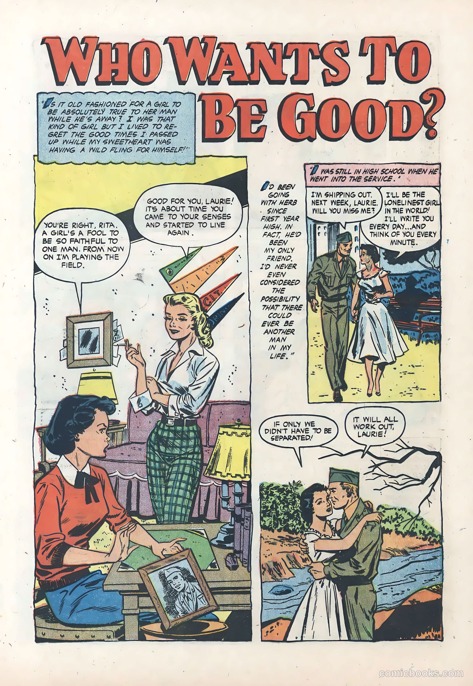 Wartime Romances #18 (1953) — page 17 of 36