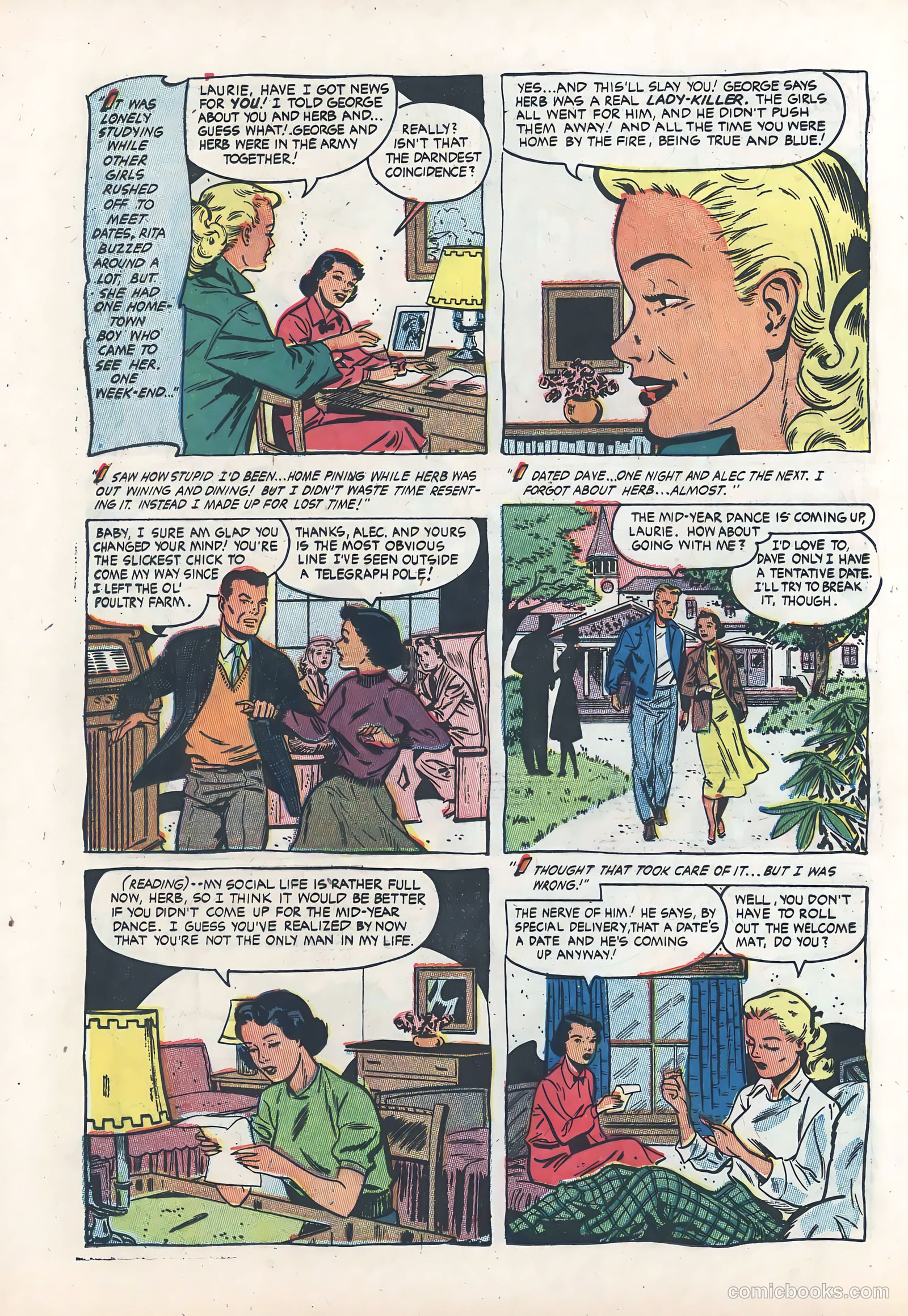 Wartime Romances #18 (1953) — page 20 of 36