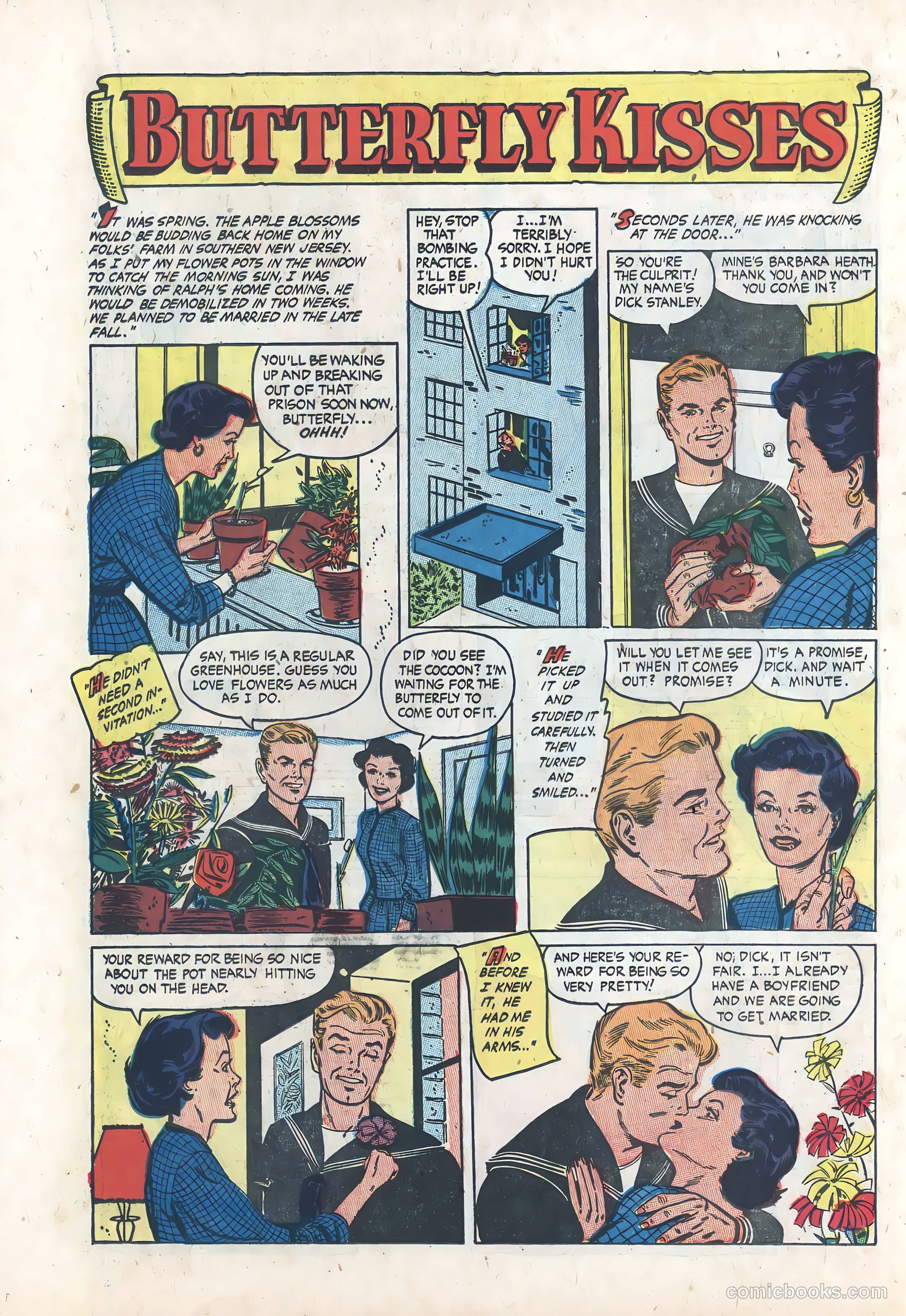 Wartime Romances #18 (1953) — page 22 of 36