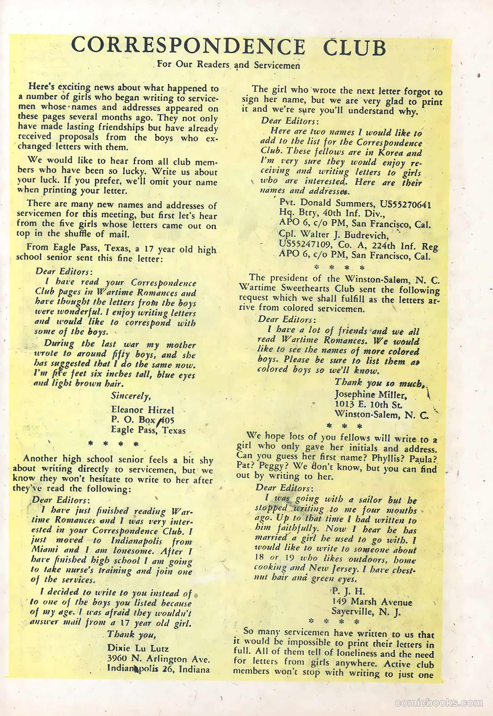 Wartime Romances #18 (1953) — page 25 of 36