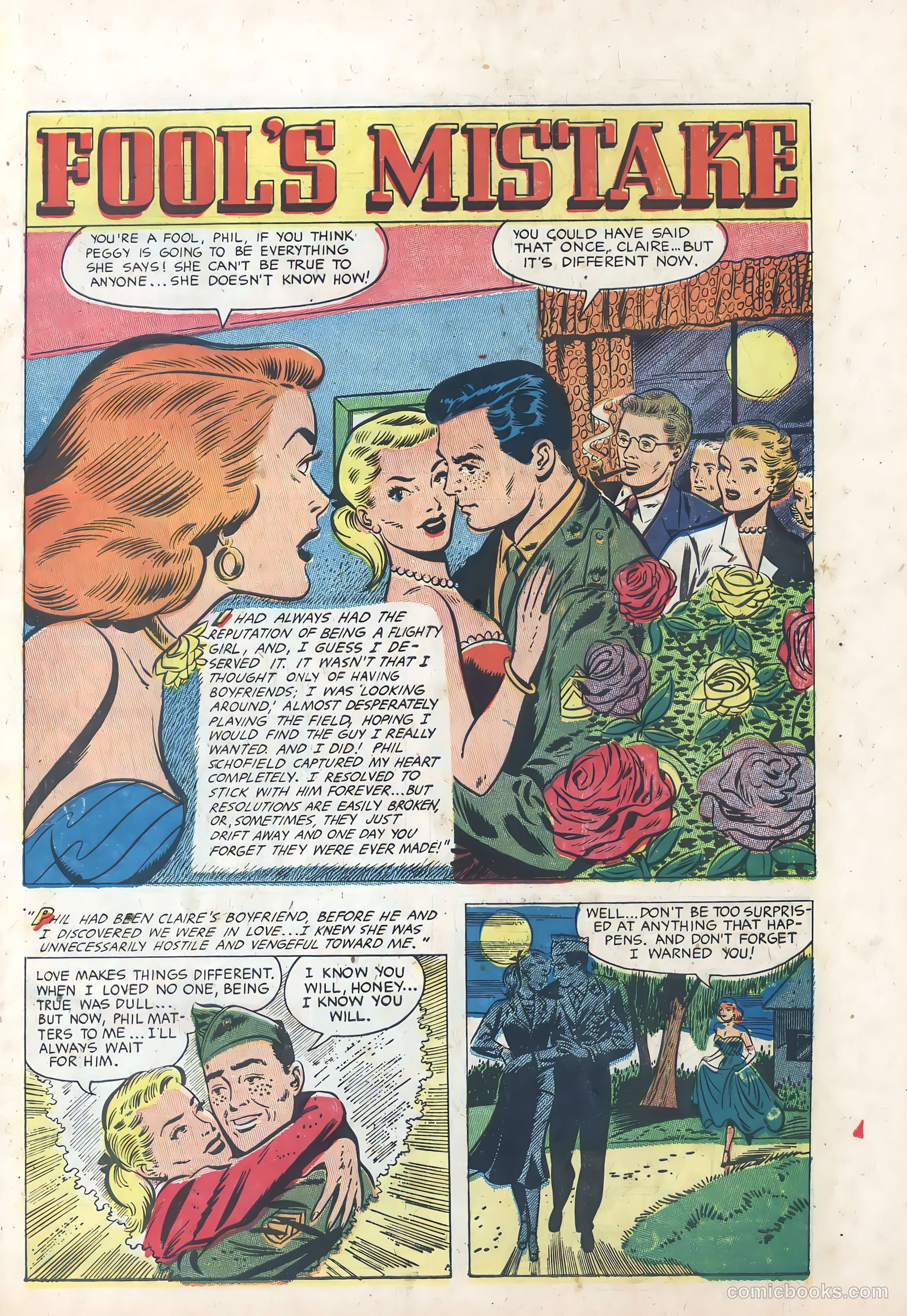 Wartime Romances #18 (1953) — page 27 of 36
