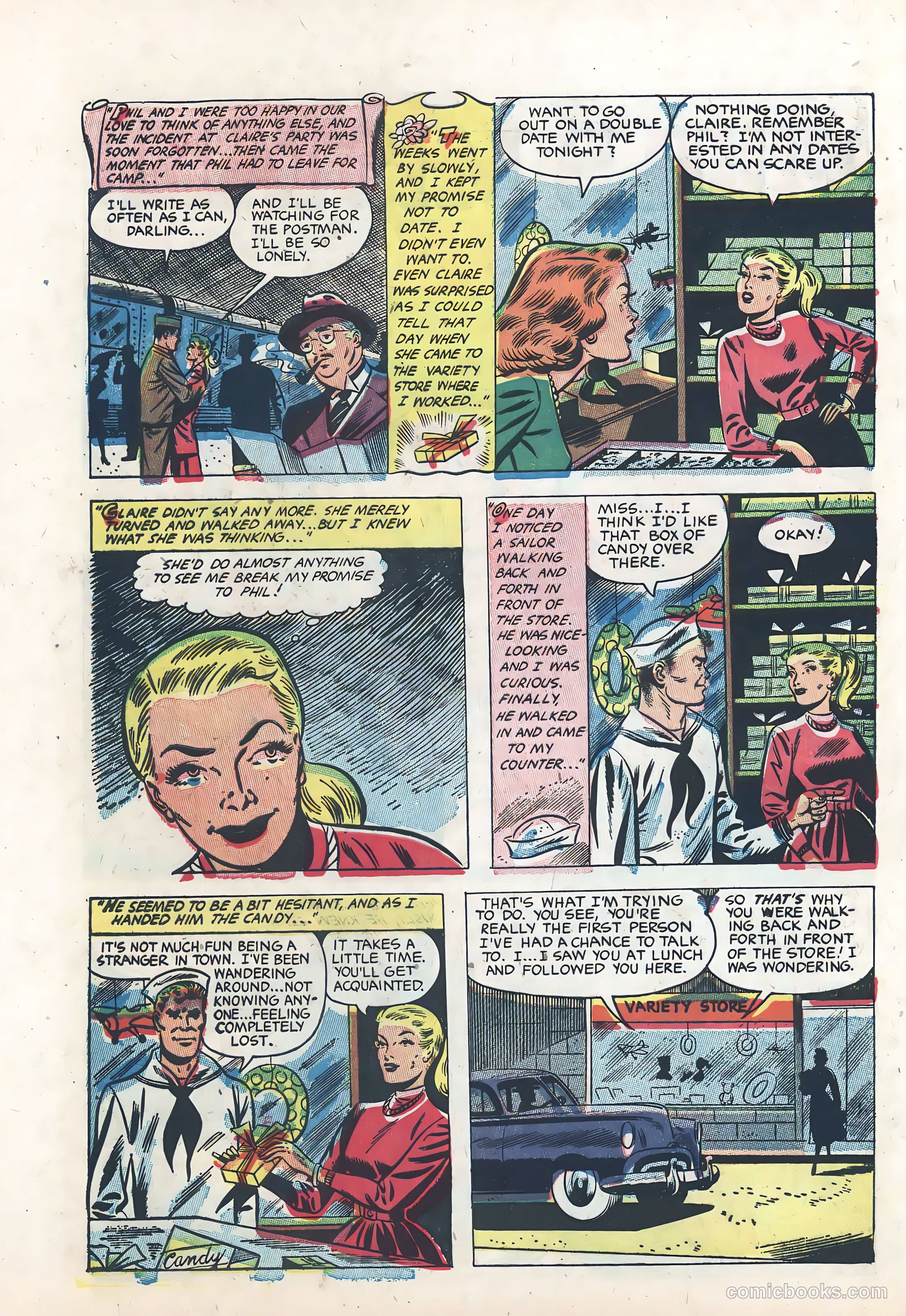 Wartime Romances #18 (1953) — page 28 of 36