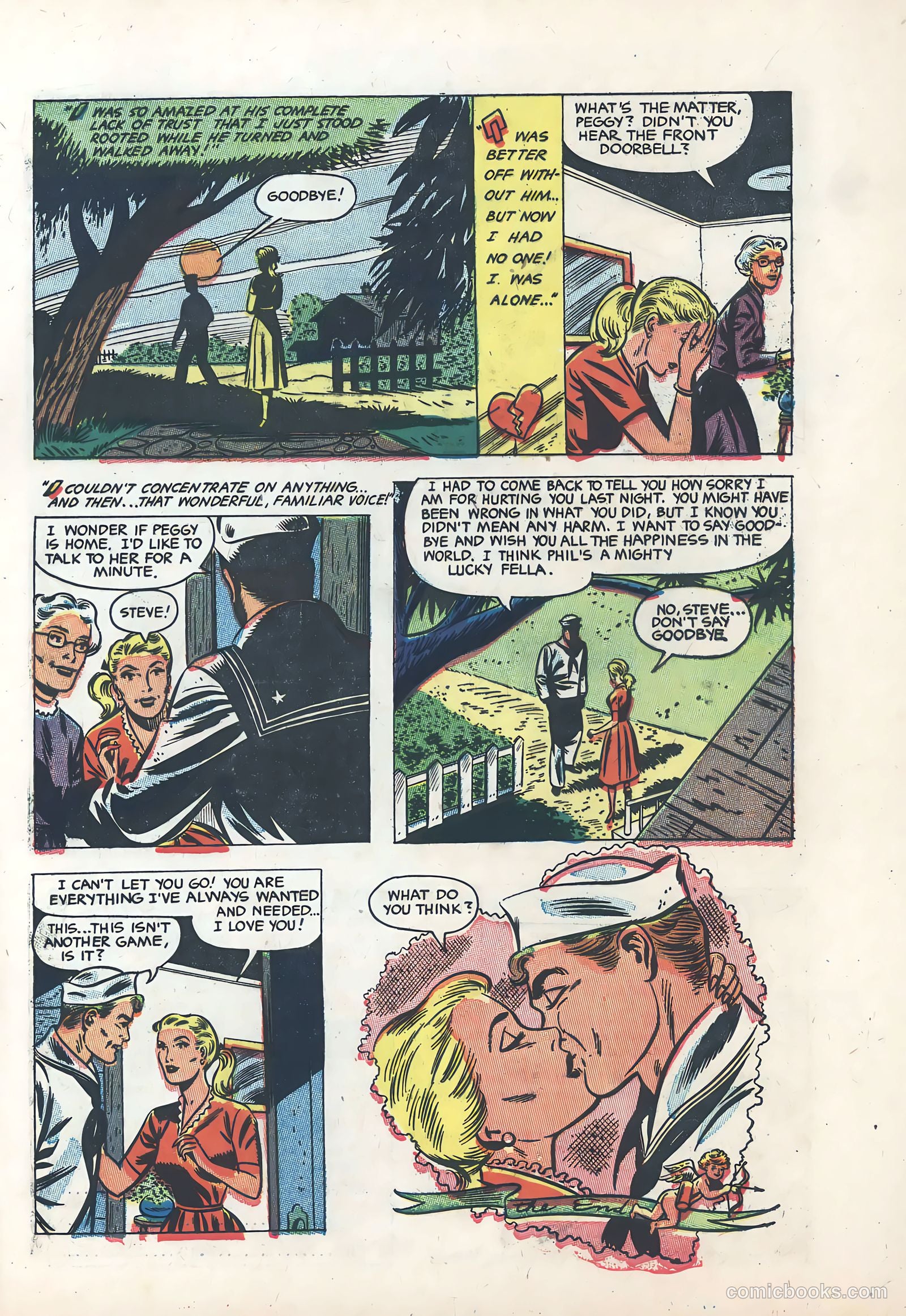 Wartime Romances #18 (1953) — page 33 of 36