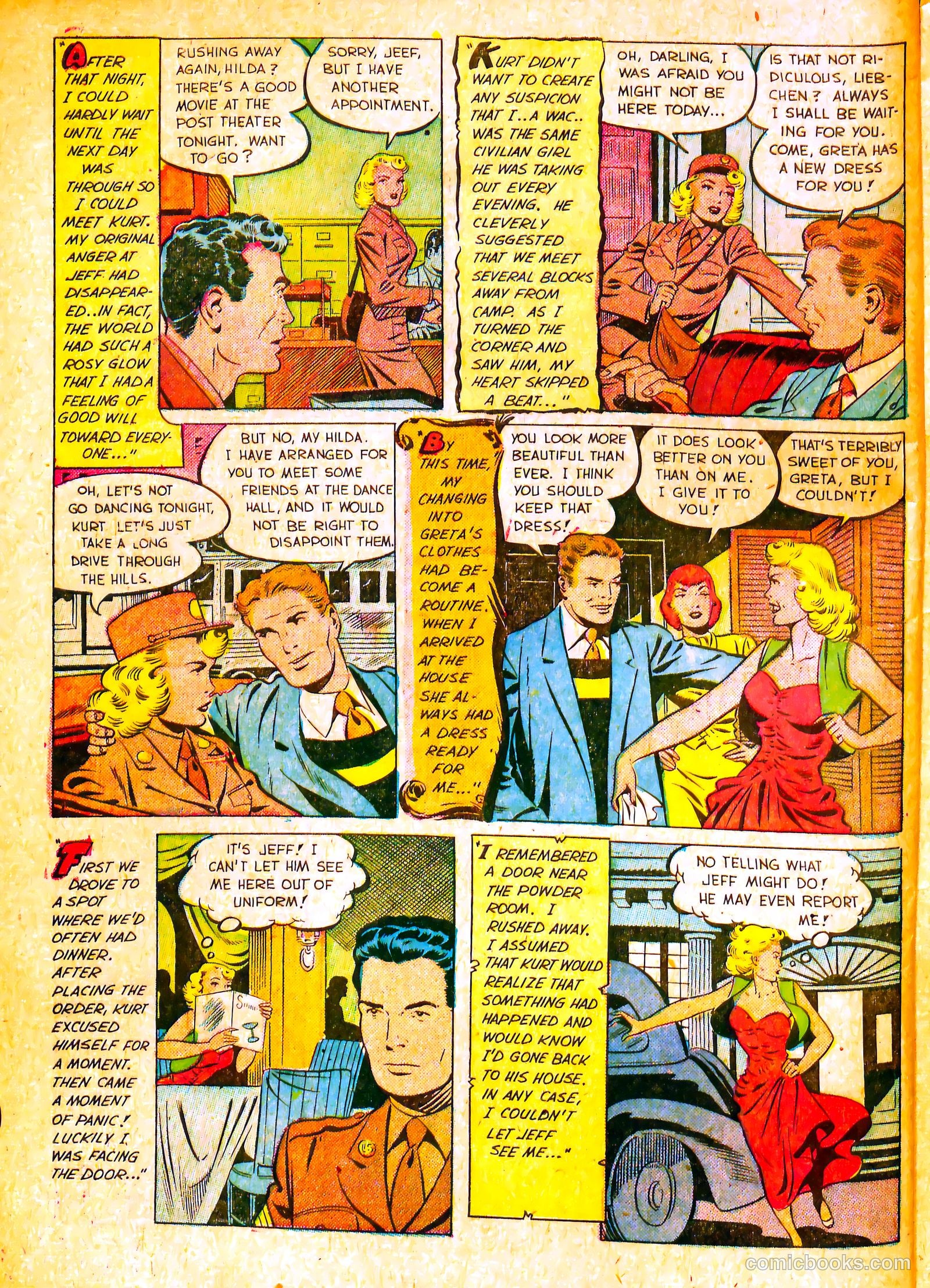 Wartime Romances #2 (1951) — page 6 of 36