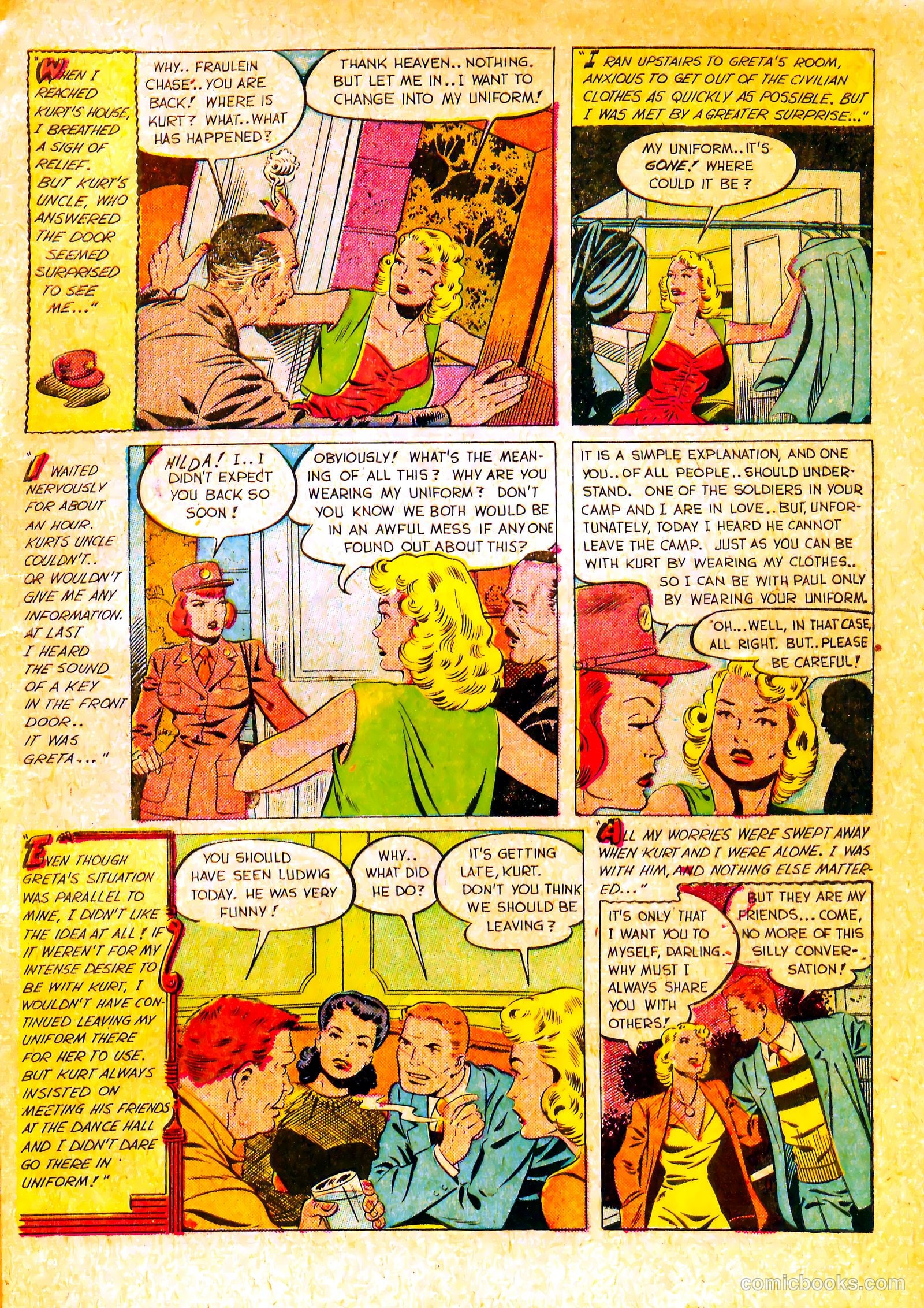 Wartime Romances #2 (1951) — page 7 of 36