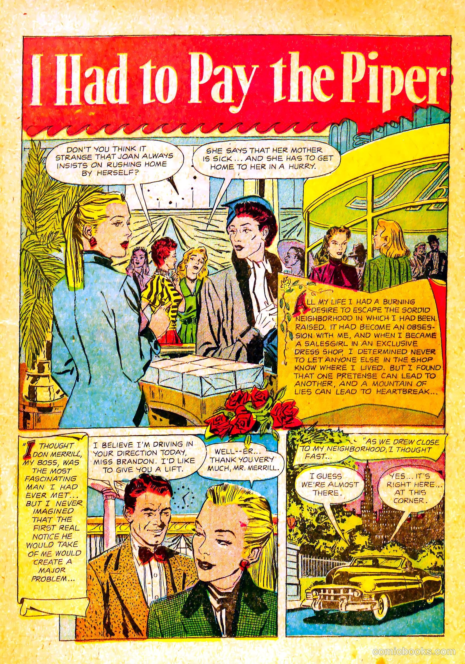 Wartime Romances #2 (1951) — page 19 of 36