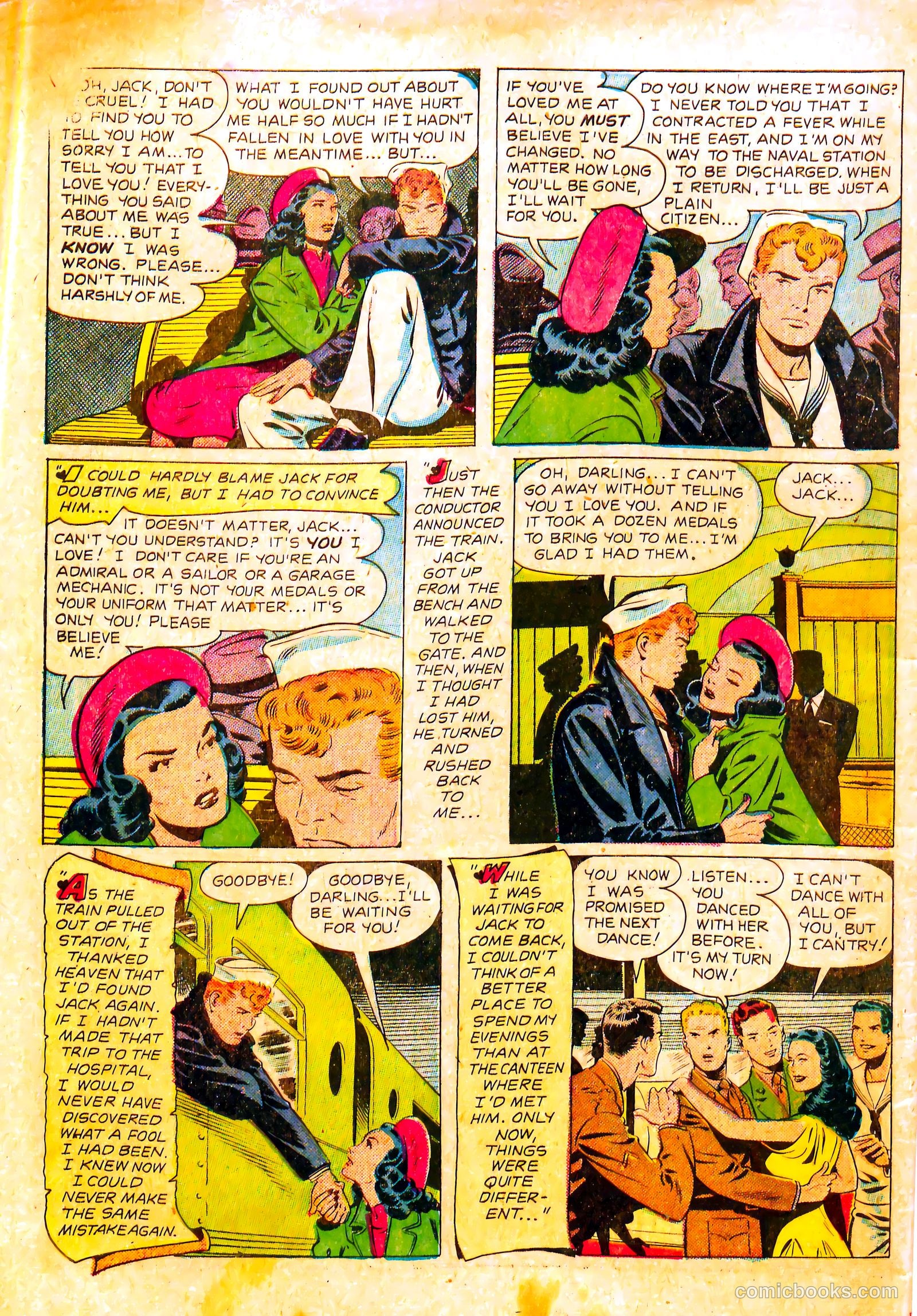 Wartime Romances #2 (1951) — page 34 of 36
