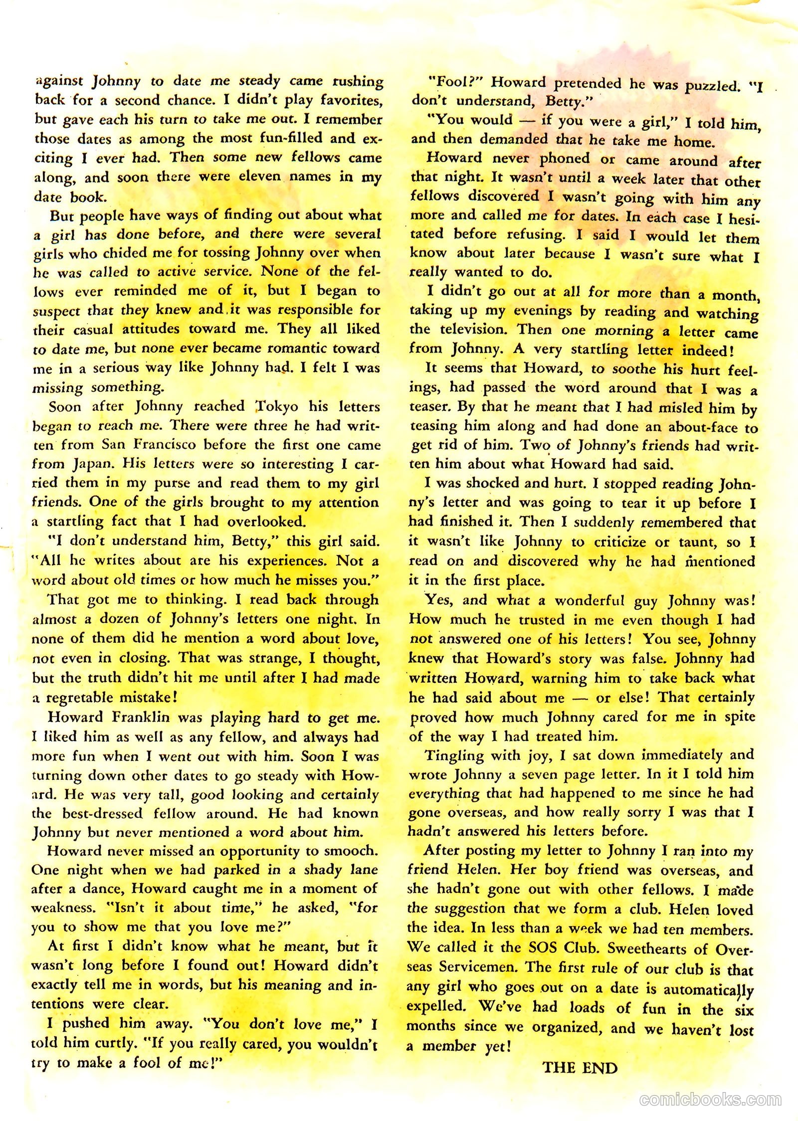 Wartime Romances #2 (1951) — page 35 of 36