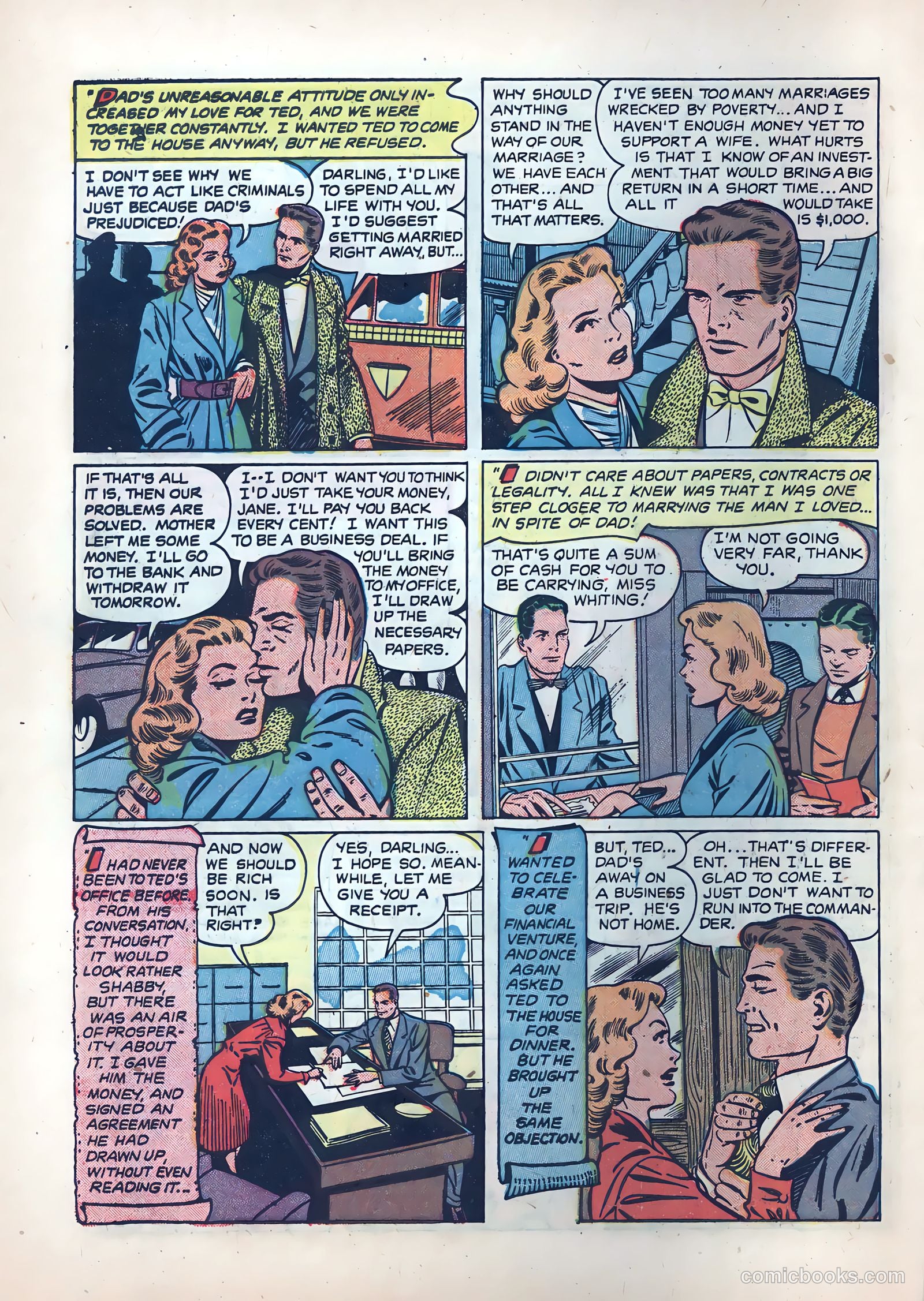 Wartime Romances #3 (1951) — page 6 of 36