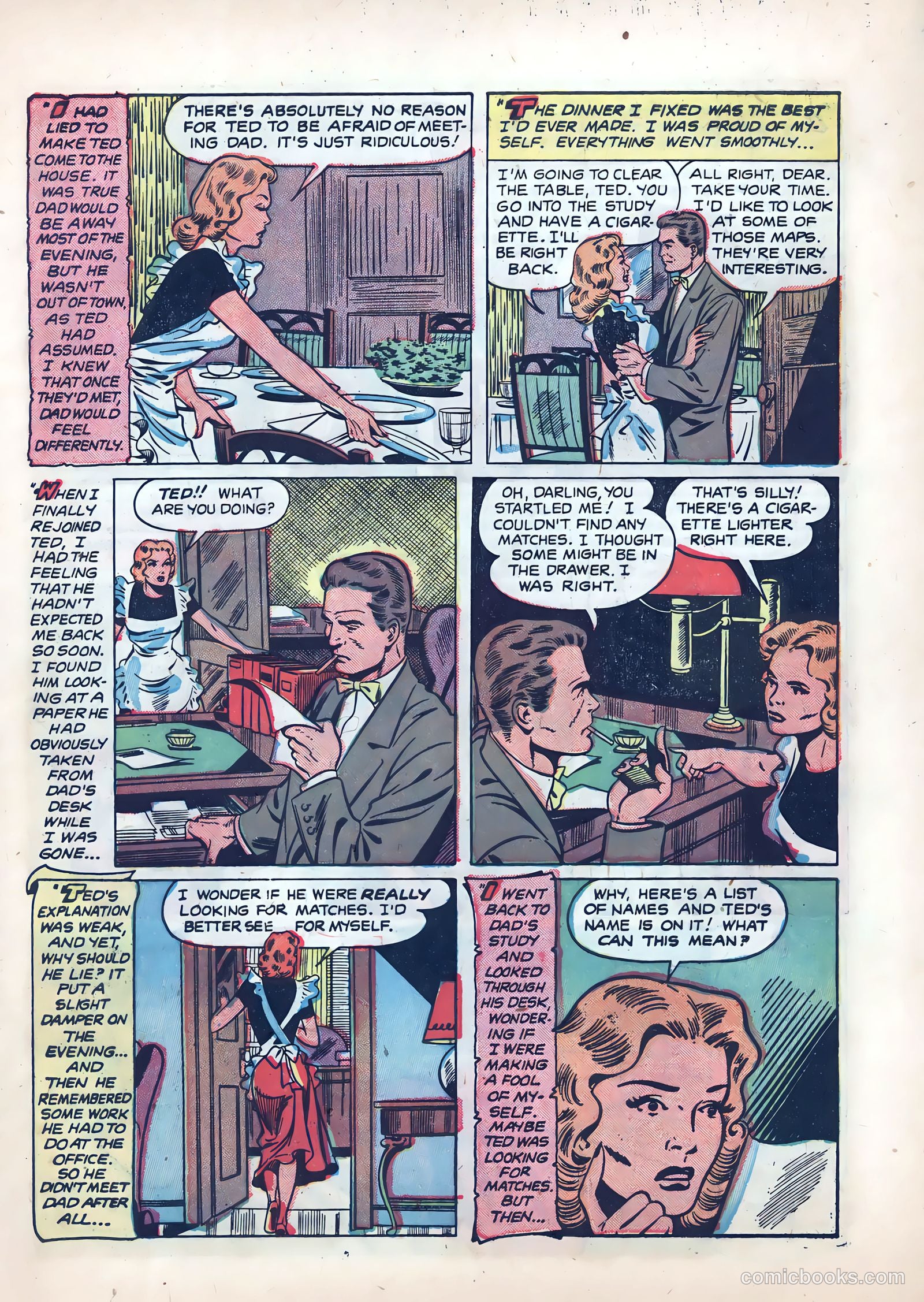 Wartime Romances #3 (1951) — page 7 of 36
