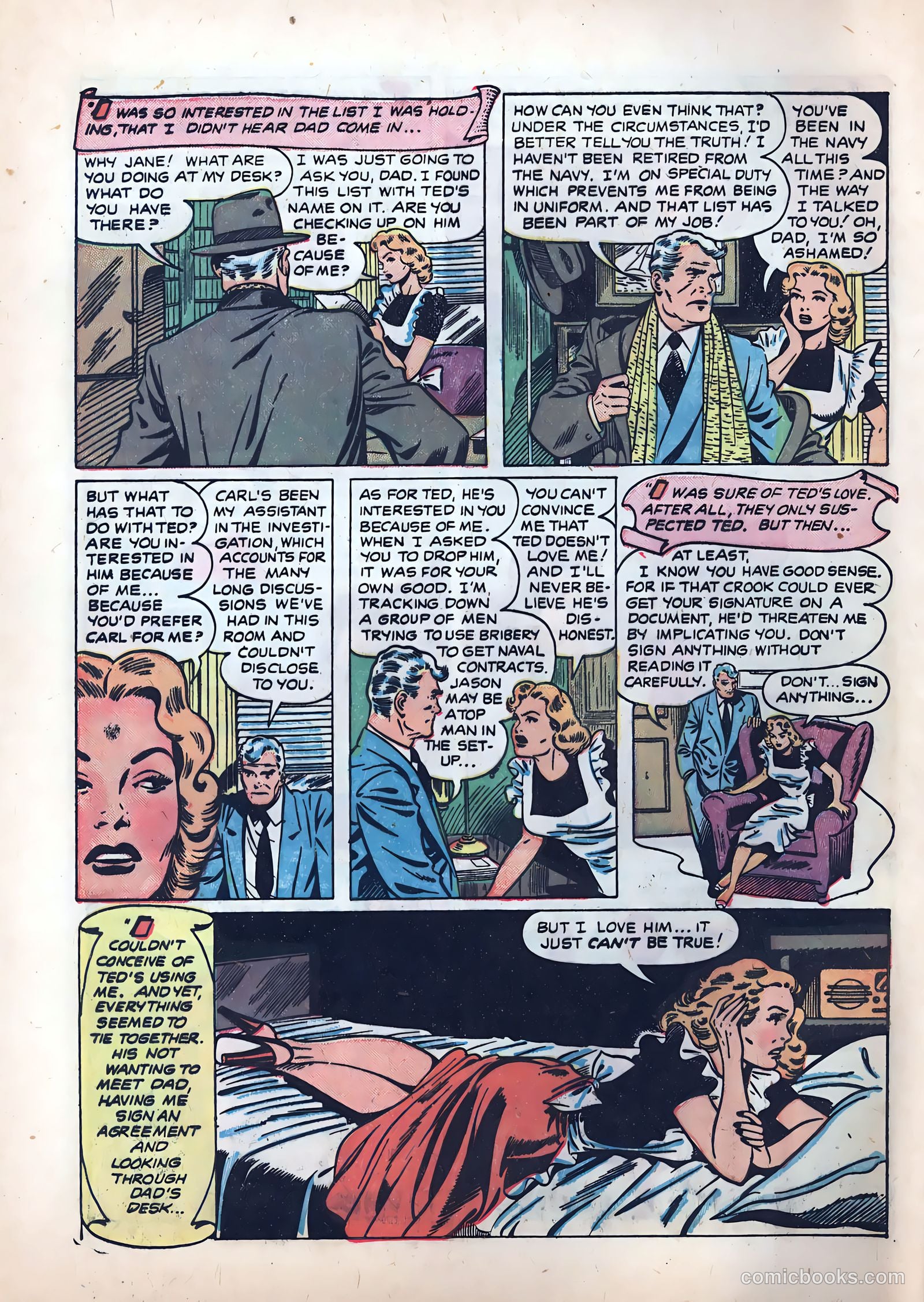 Wartime Romances #3 (1951) — page 8 of 36