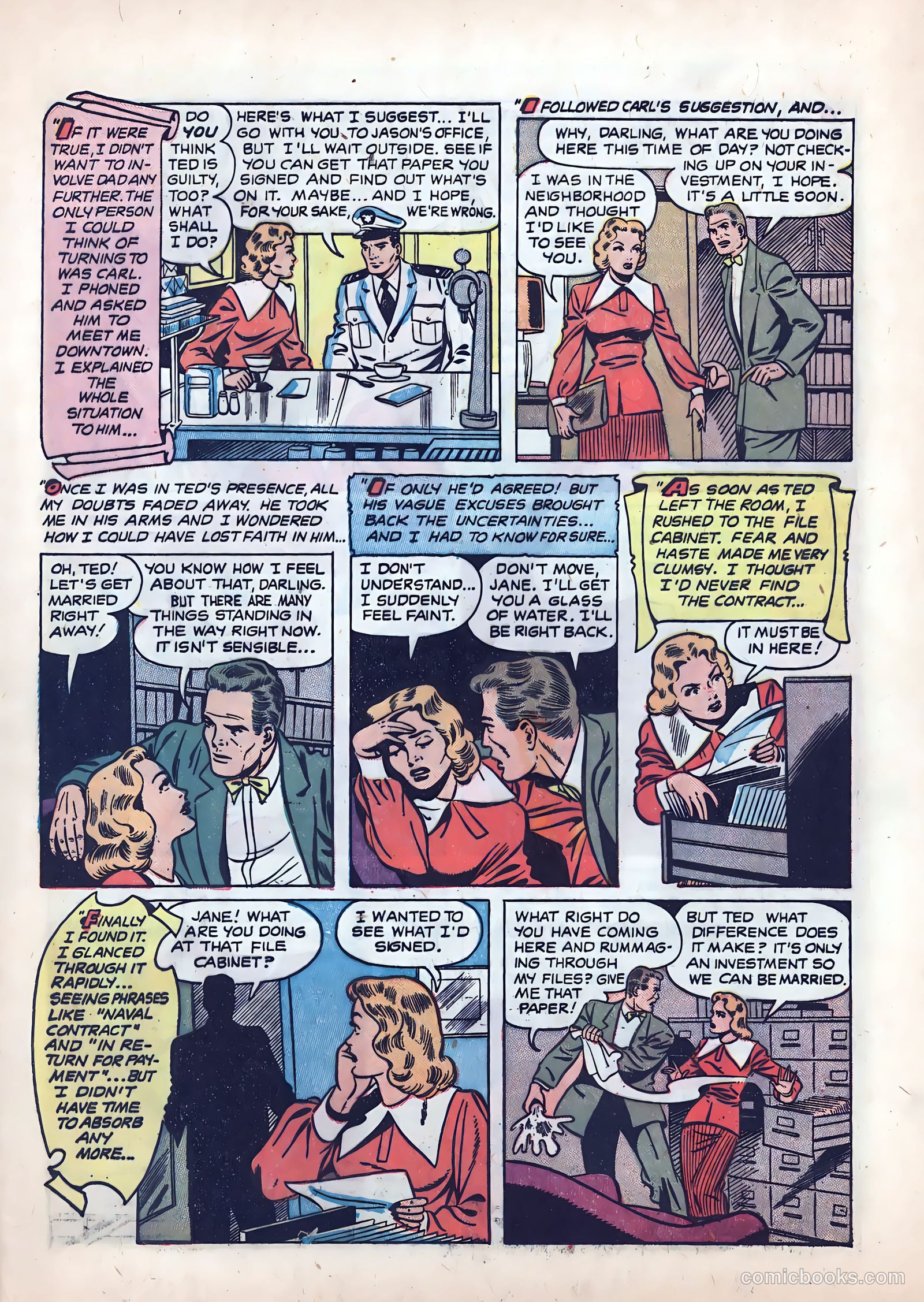 Wartime Romances #3 (1951) — page 9 of 36