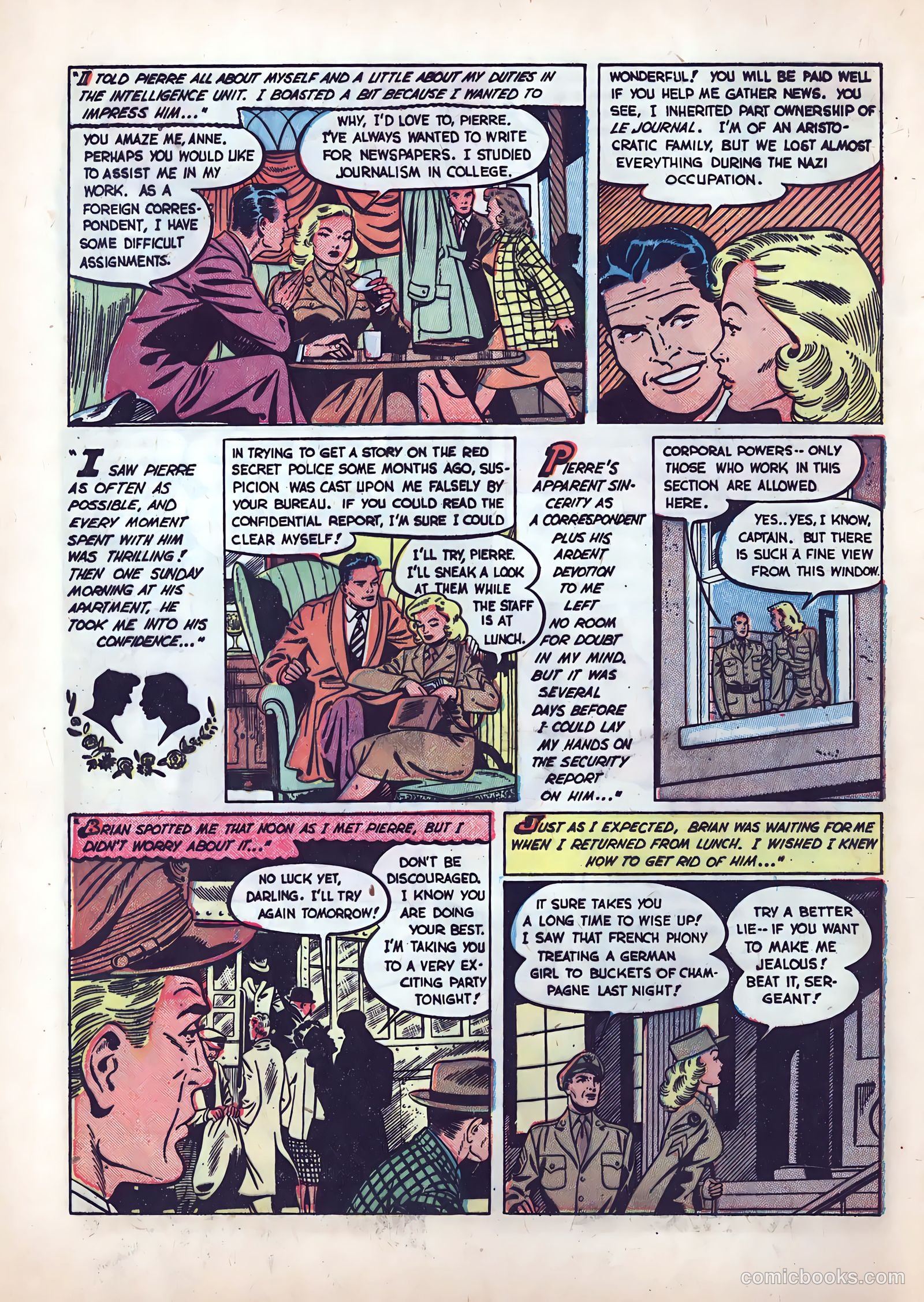 Wartime Romances #3 (1951) — page 16 of 36