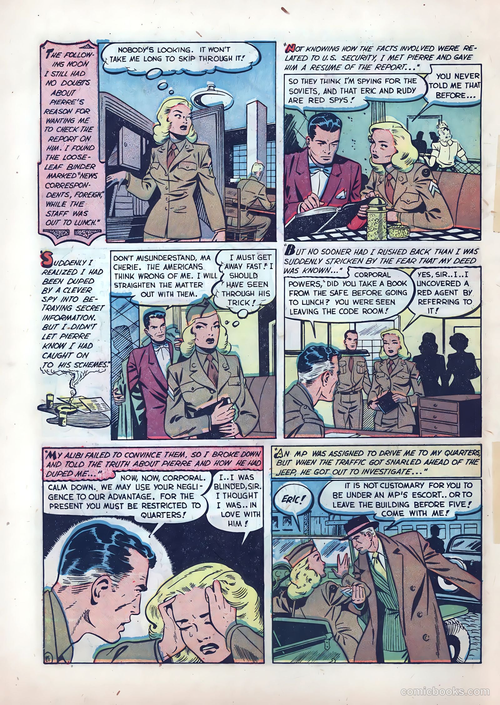 Wartime Romances #3 (1951) — page 18 of 36