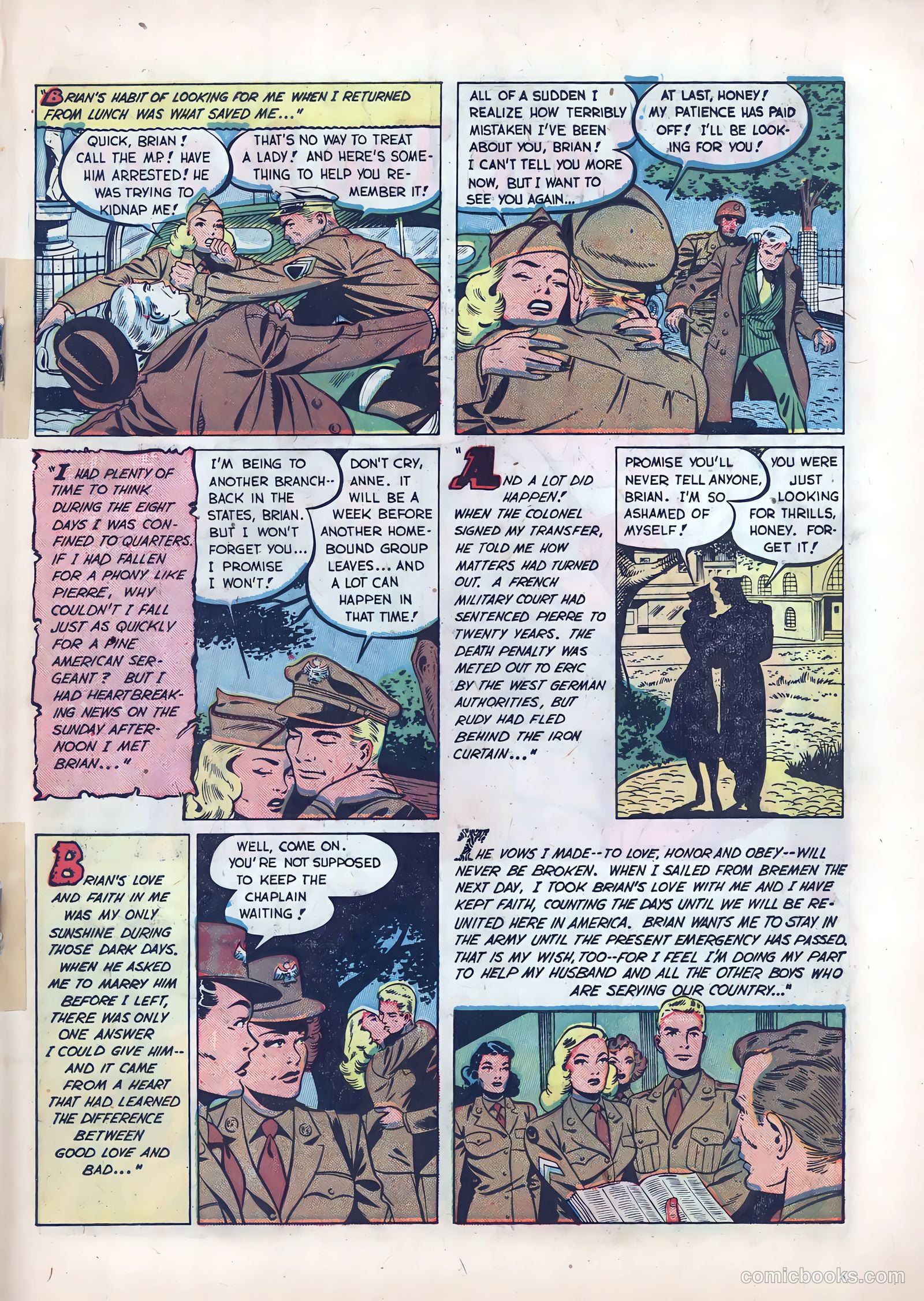 Wartime Romances #3 (1951) — page 19 of 36