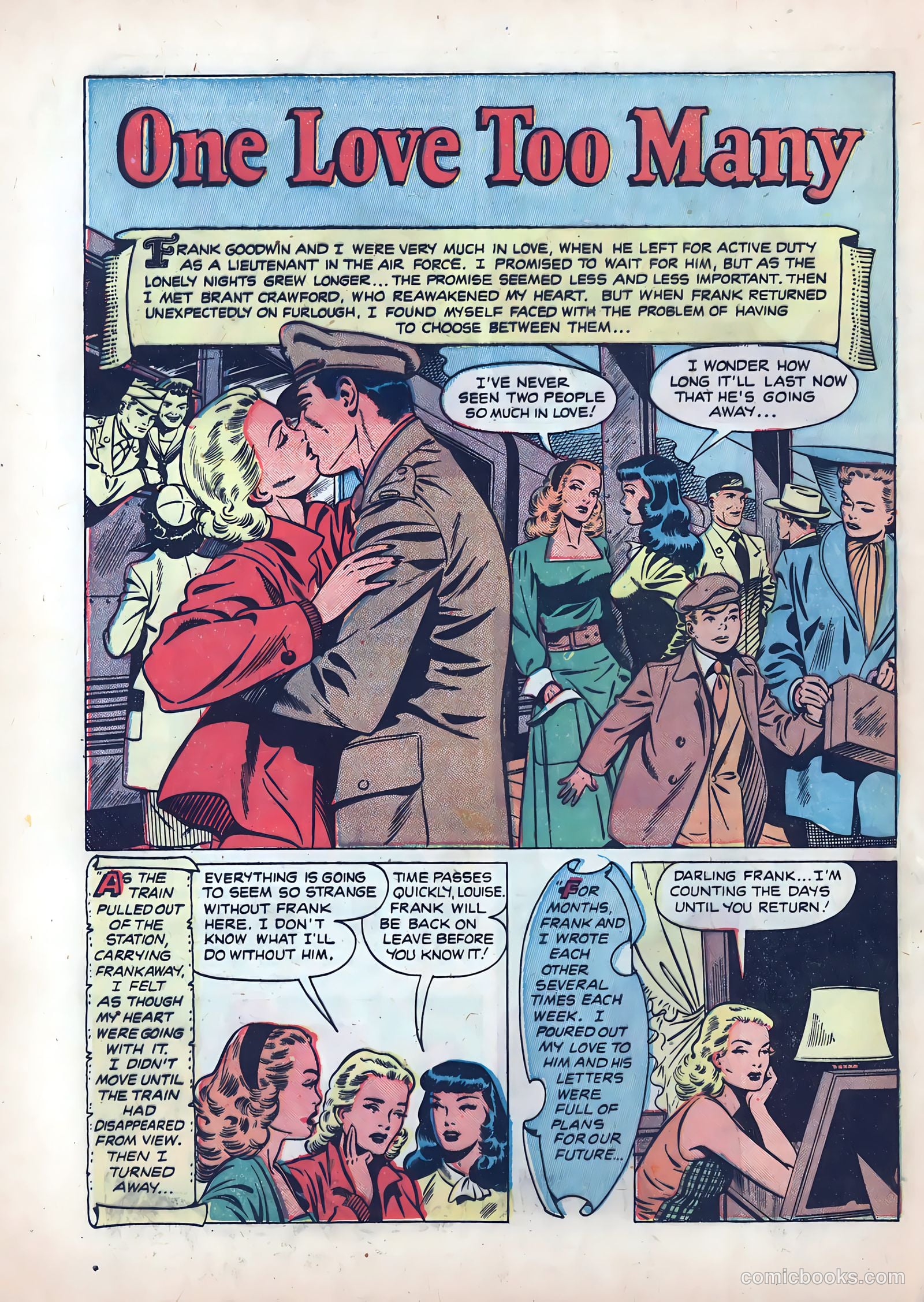 Wartime Romances #3 (1951) — page 20 of 36