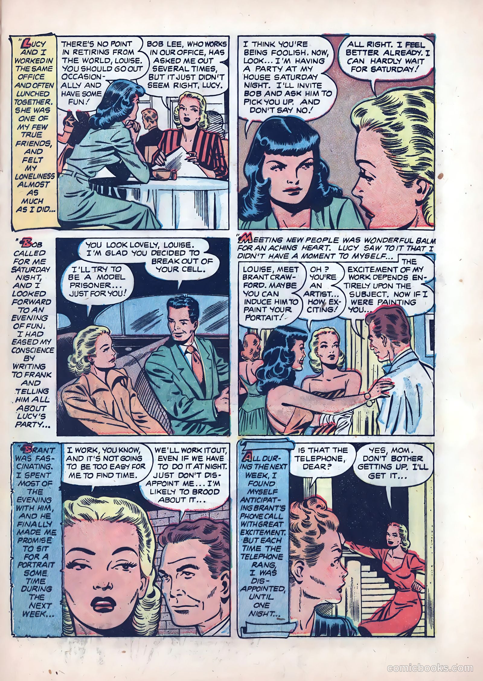 Wartime Romances #3 (1951) — page 21 of 36