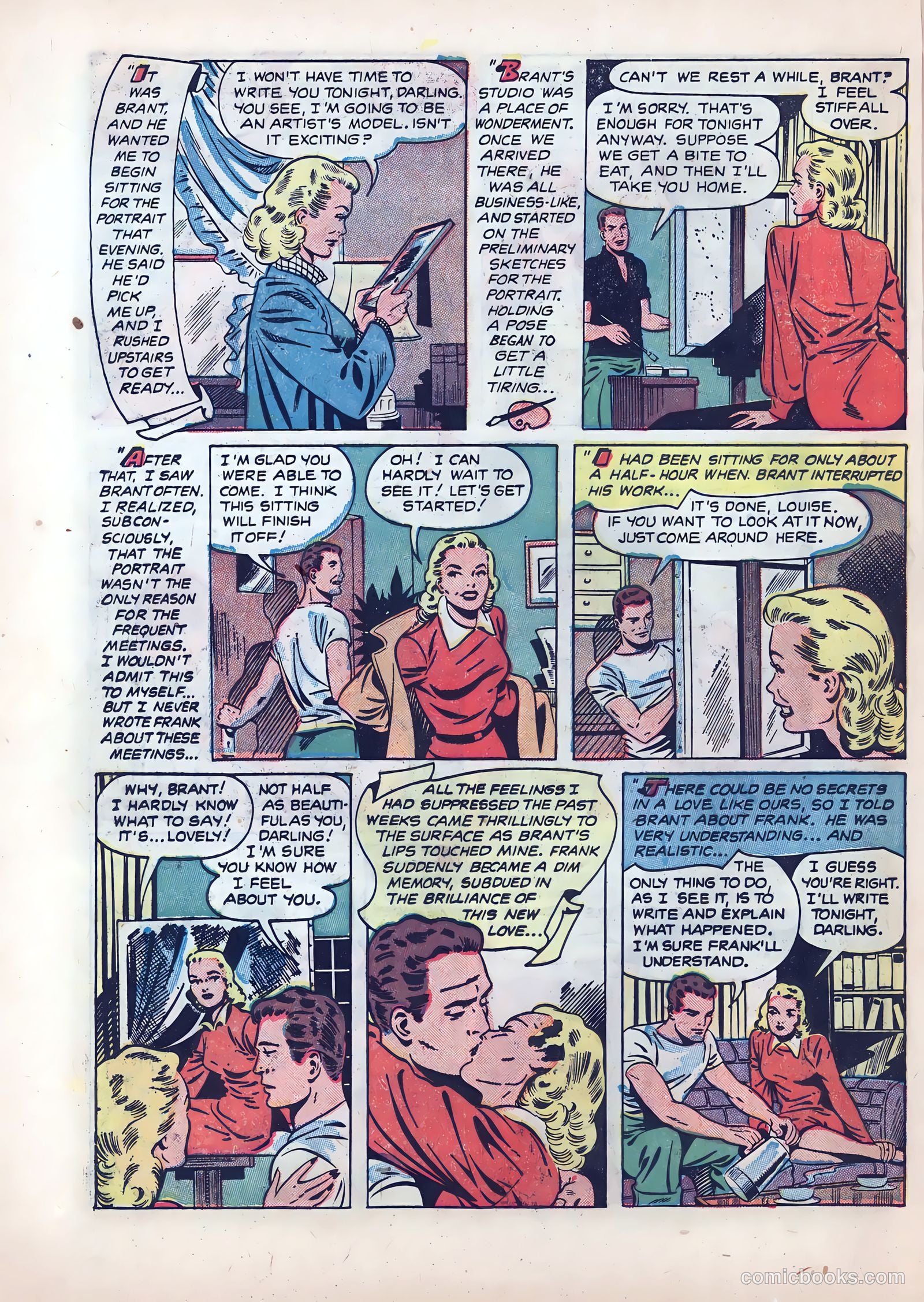 Wartime Romances #3 (1951) — page 22 of 36