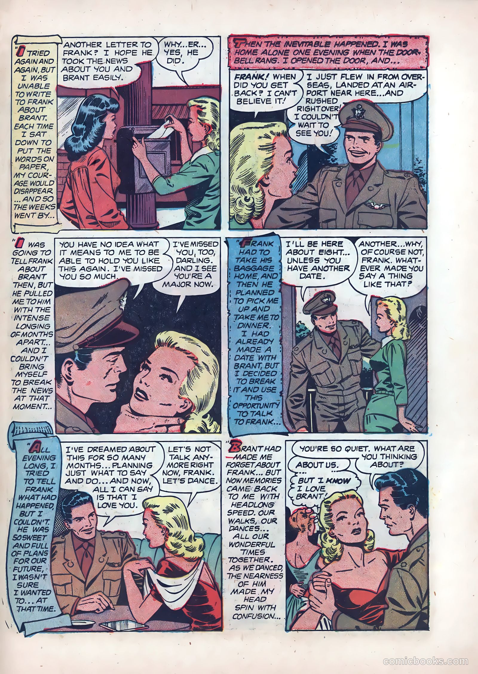 Wartime Romances #3 (1951) — page 23 of 36