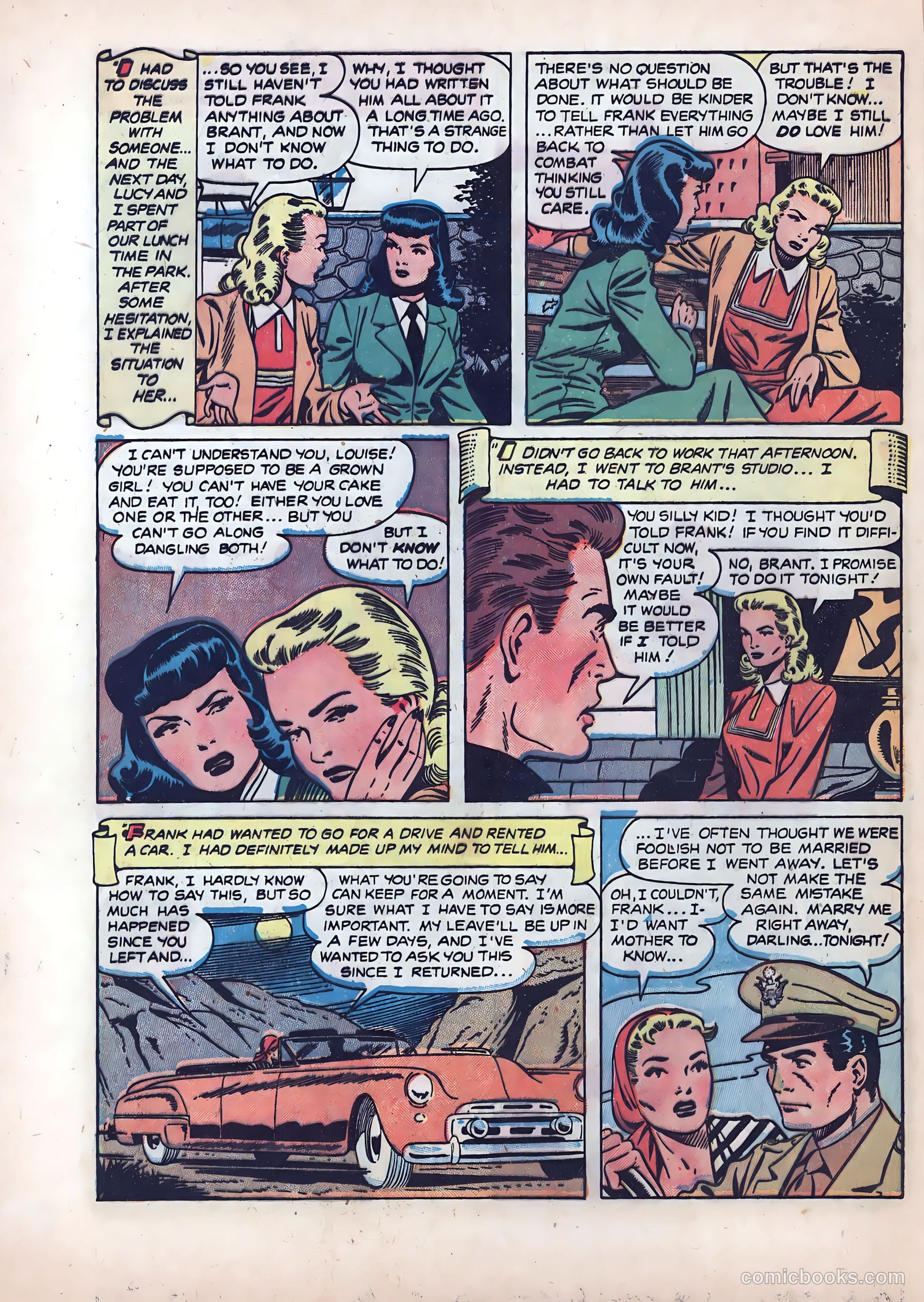 Wartime Romances #3 (1951) — page 24 of 36