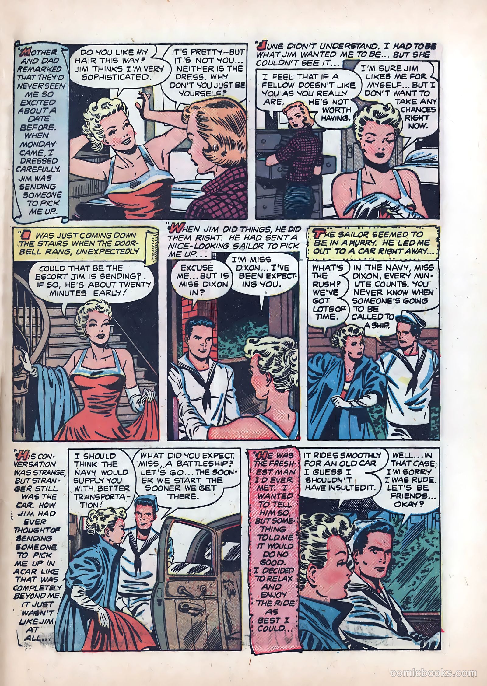 Wartime Romances #3 (1951) — page 29 of 36