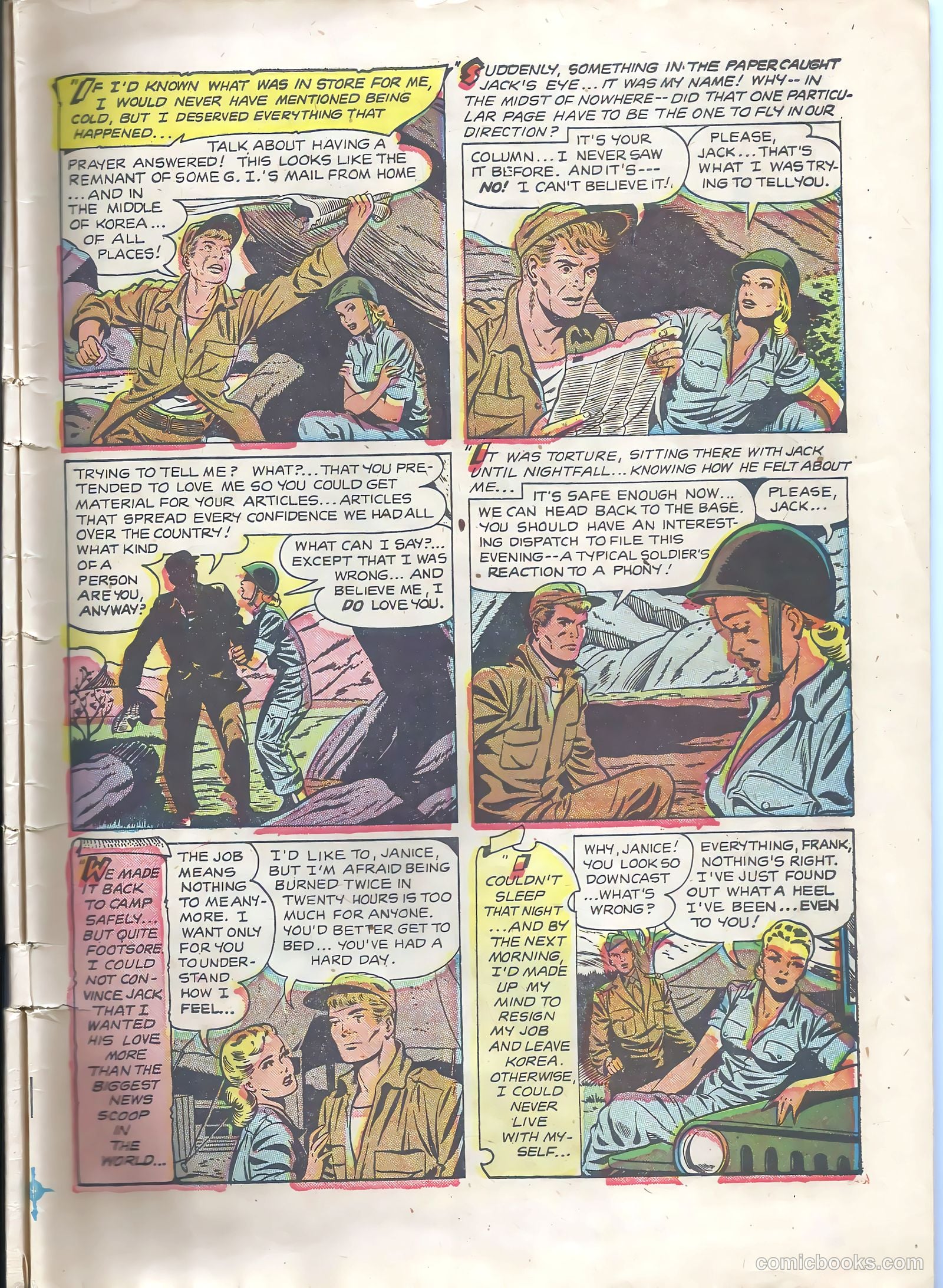 Wartime Romances #4 (1952) — page 9 of 36