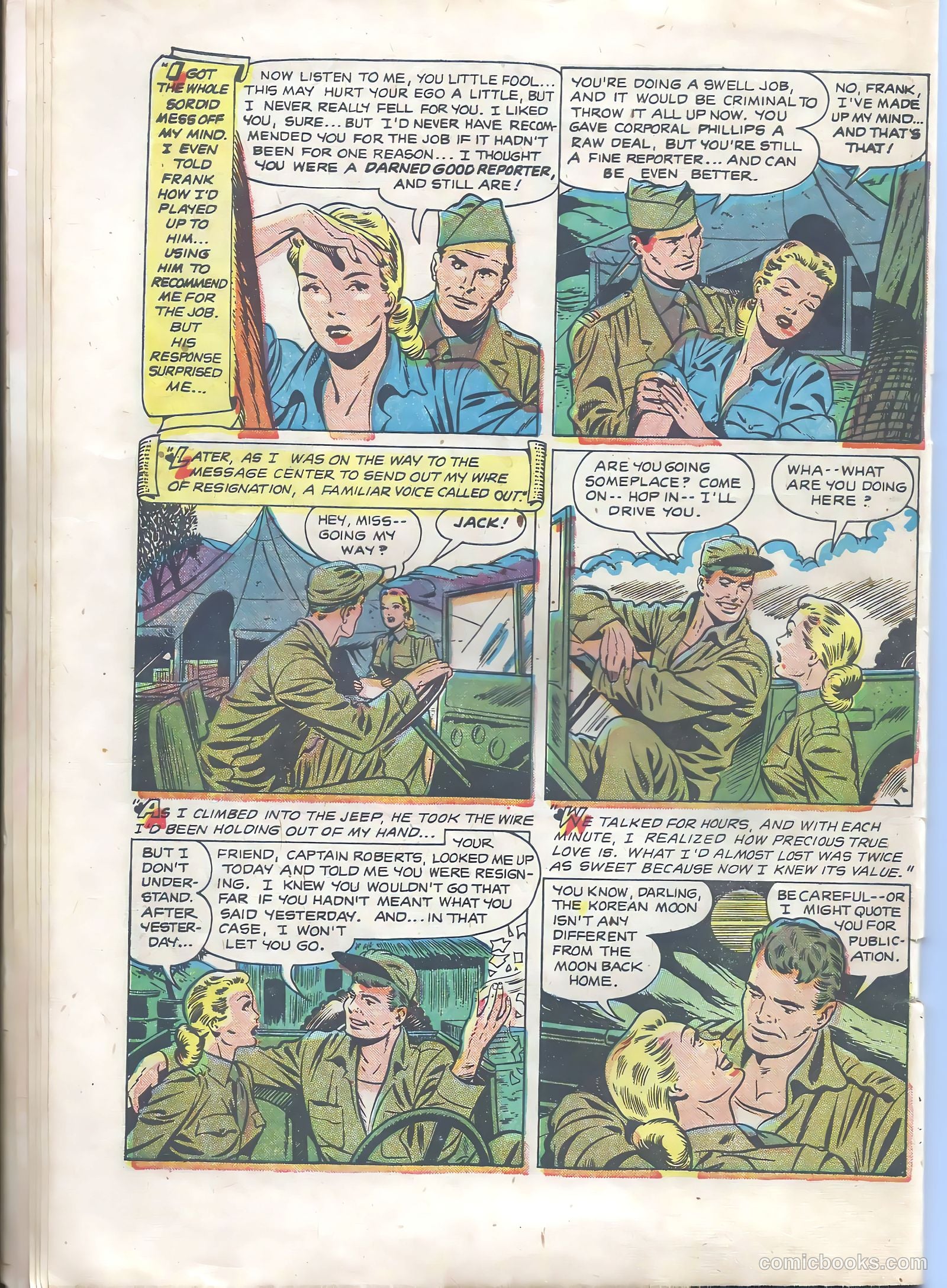 Wartime Romances #4 (1952) — page 10 of 36