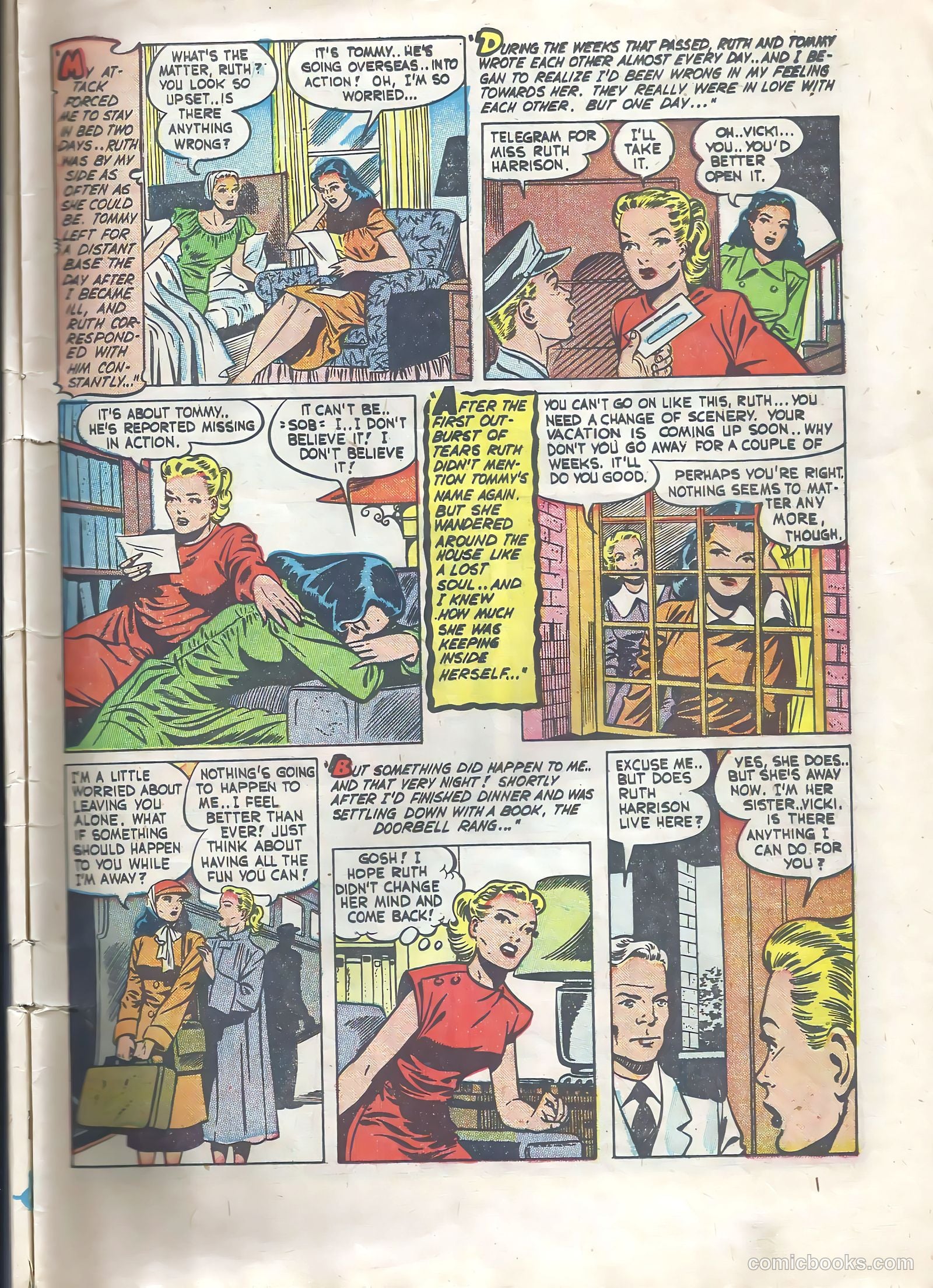 Wartime Romances #4 (1952) — page 13 of 36