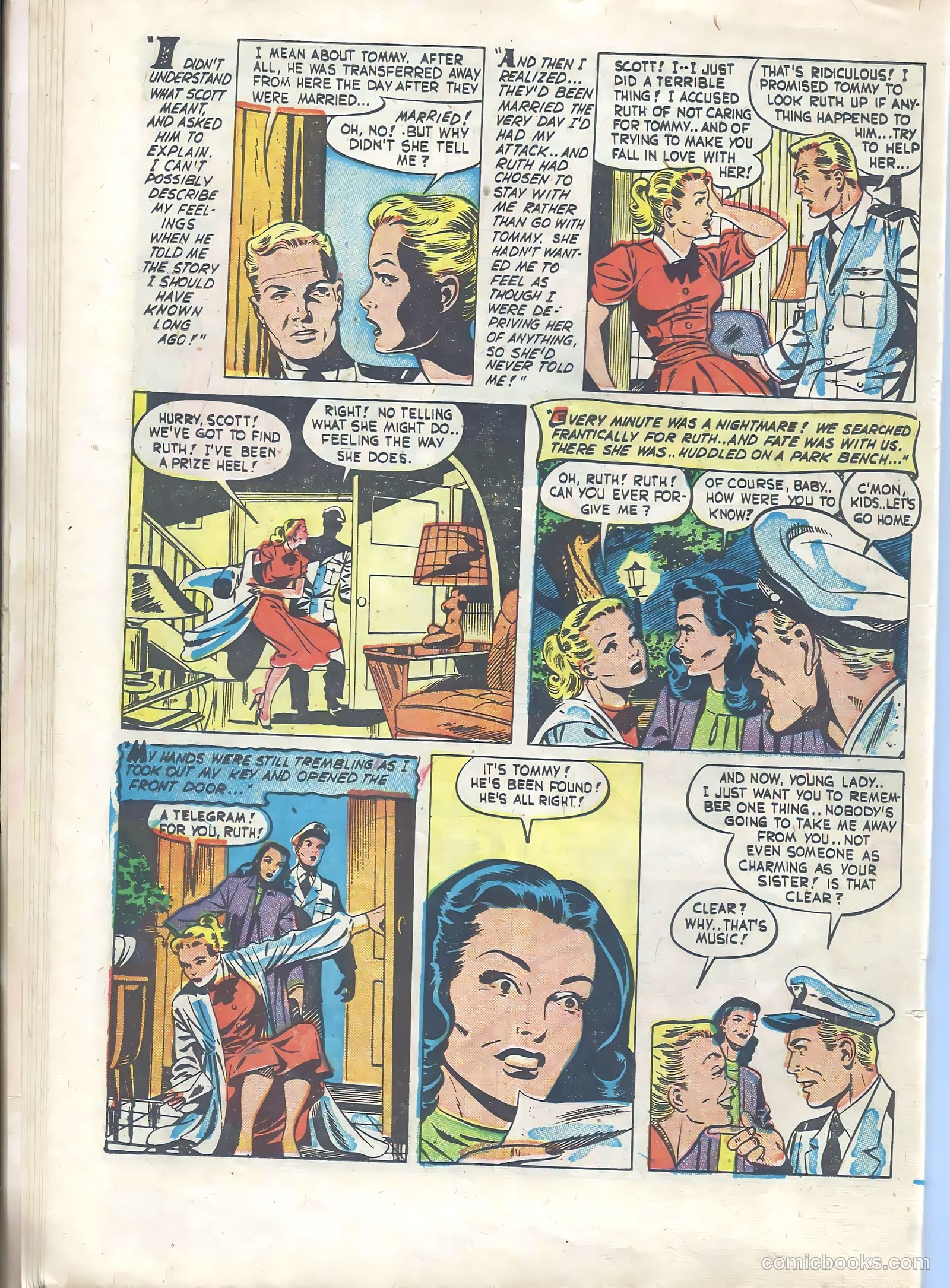 Wartime Romances #4 (1952) — page 16 of 36