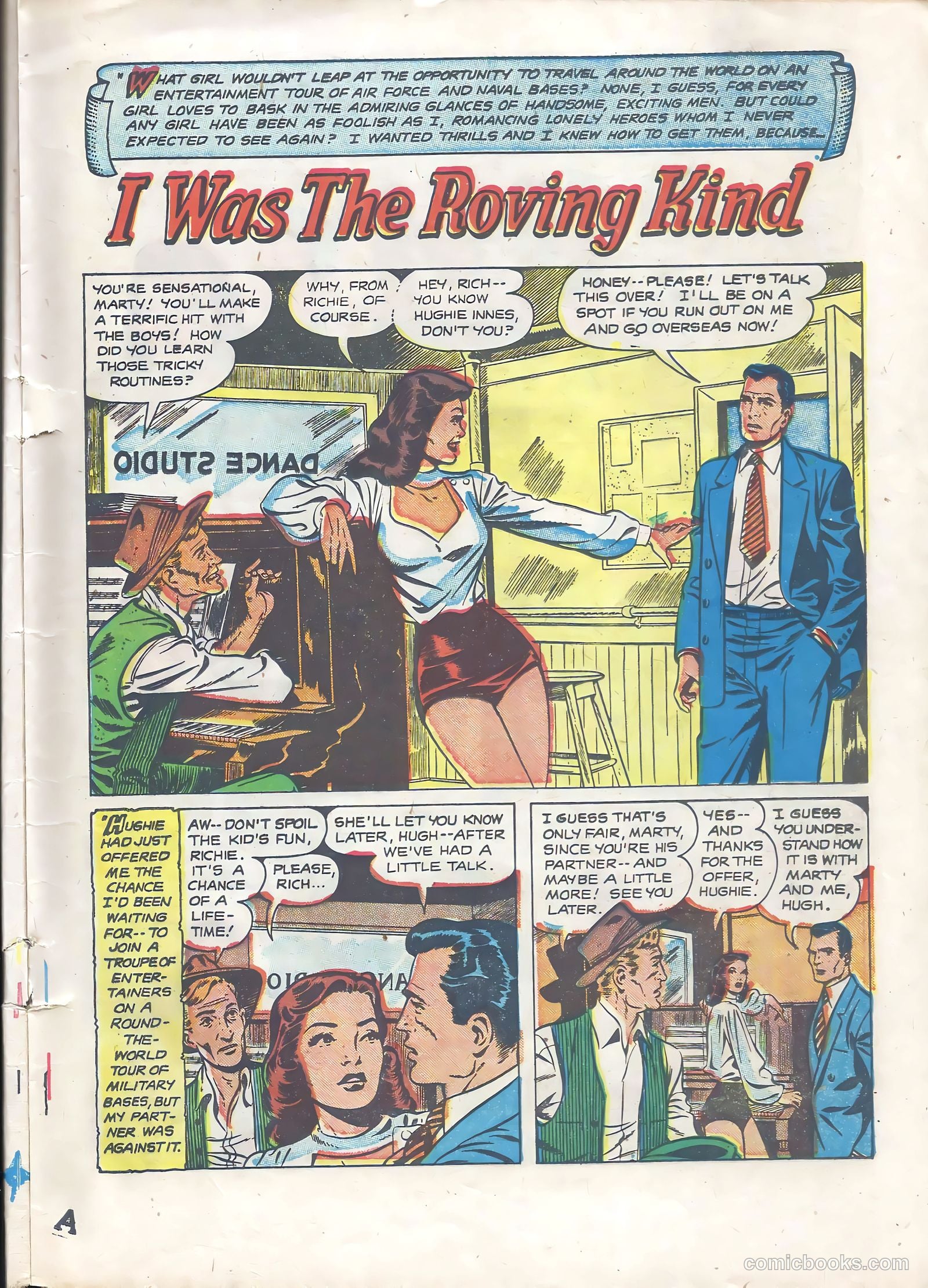 Wartime Romances #4 (1952) — page 17 of 36