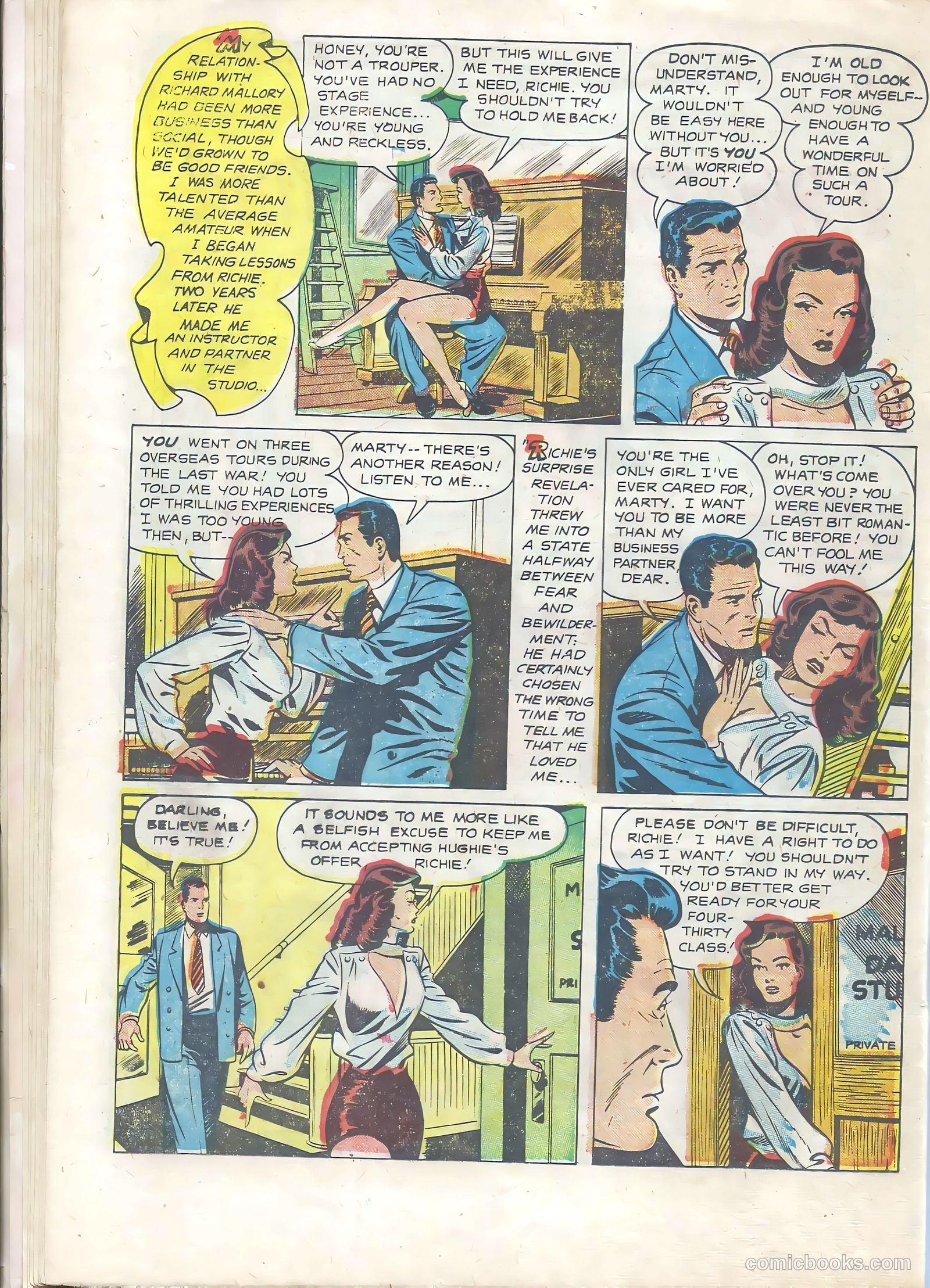 Wartime Romances #4 (1952) — page 18 of 36